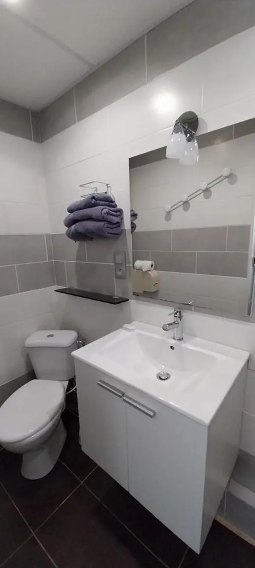 Shower in Hôtel L'Oustalet