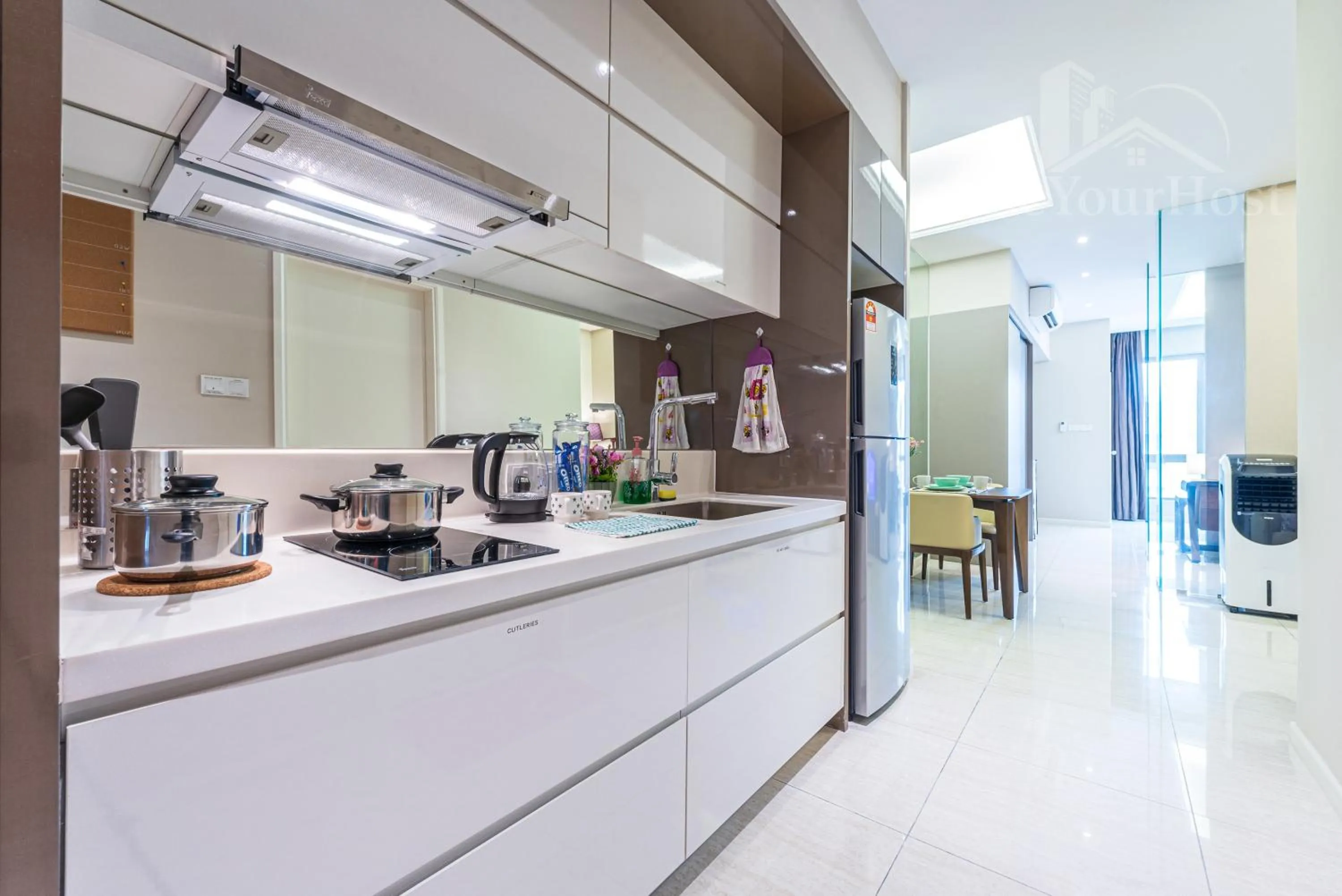 Kitchen or kitchenette in Dorsett Residences Sri Hartamas (Kuala Lumpur)