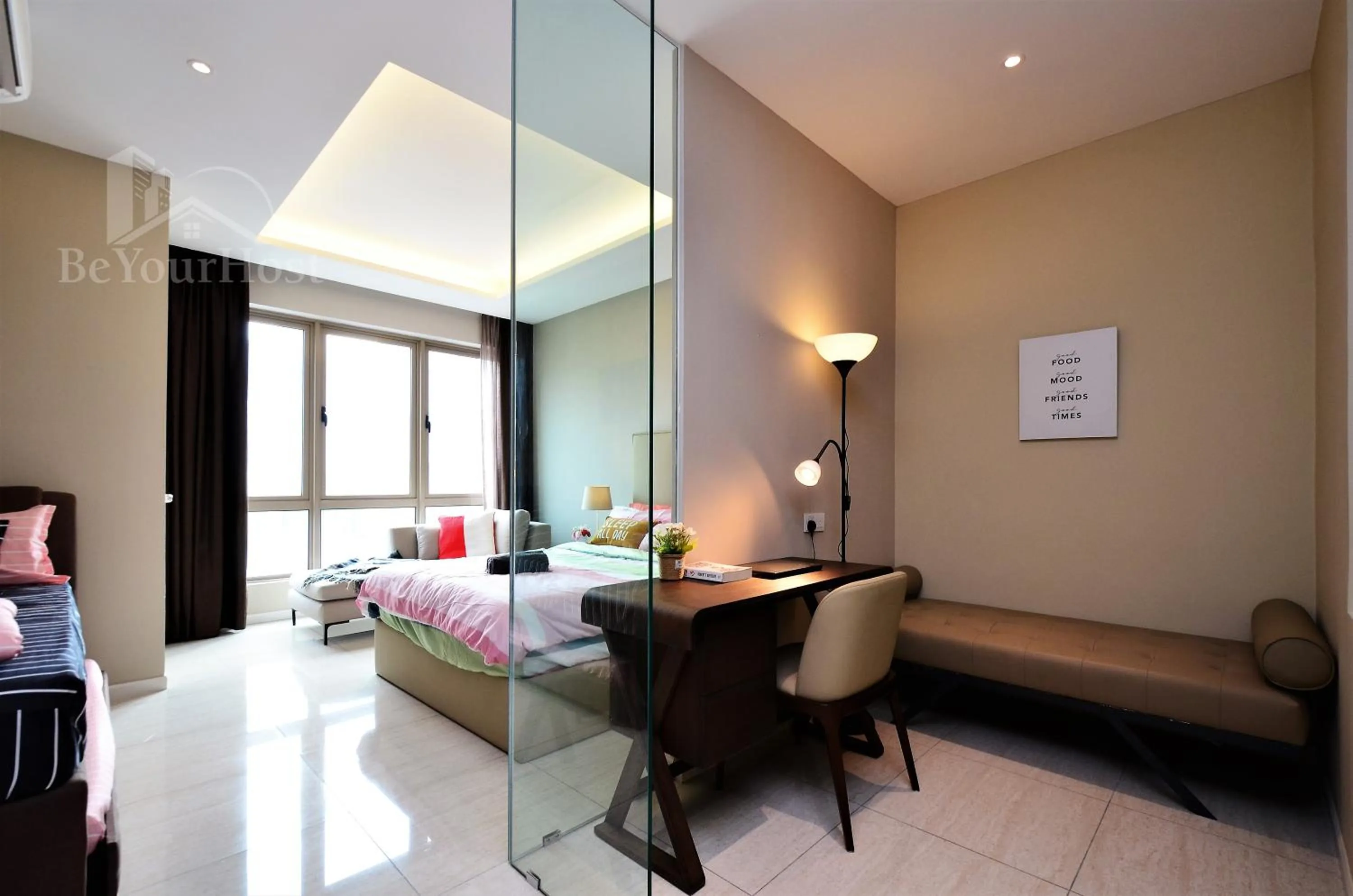 Seating area, Bed in Dorsett Residences Sri Hartamas (Kuala Lumpur)