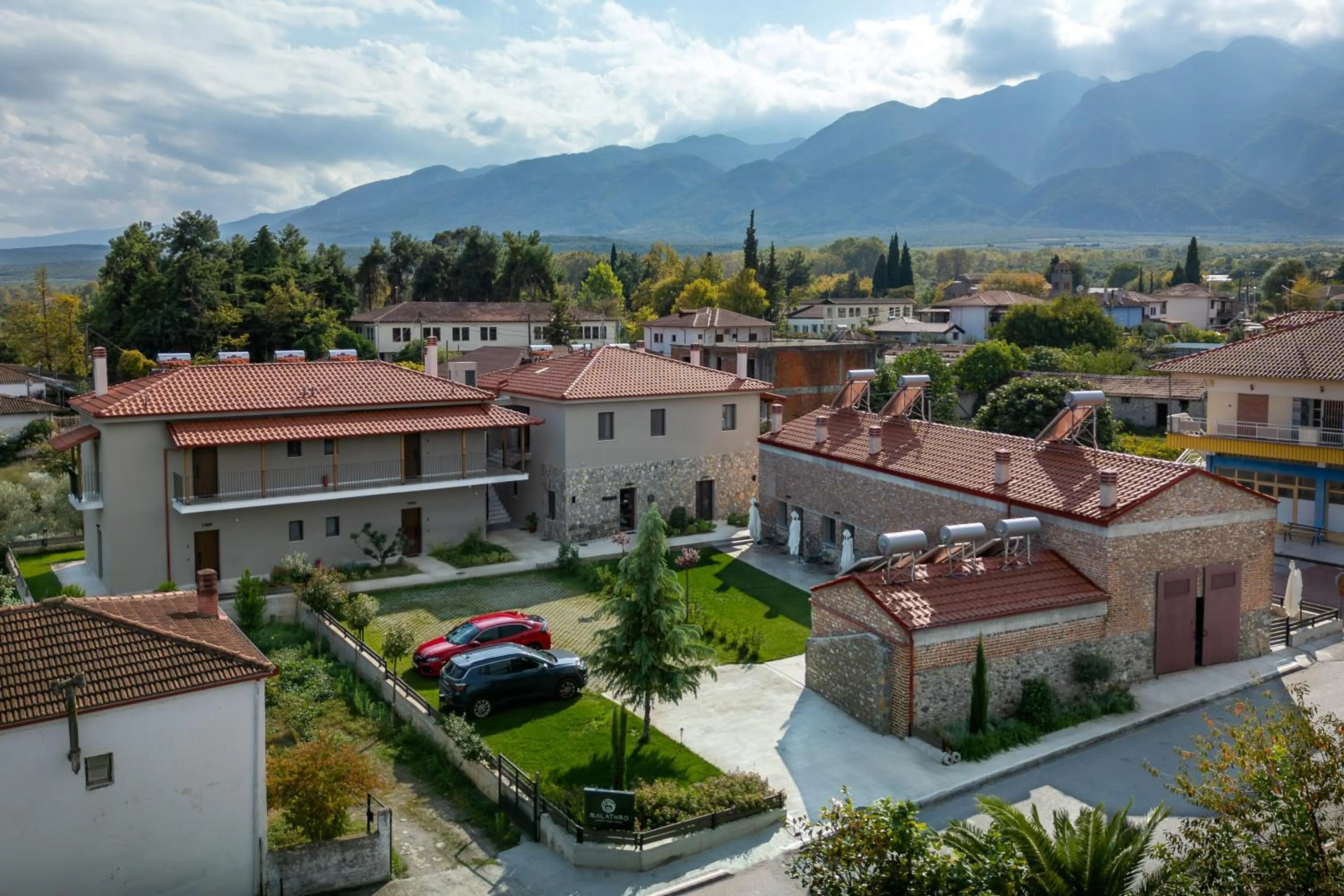 Property building in Malathro Olympus Guest House