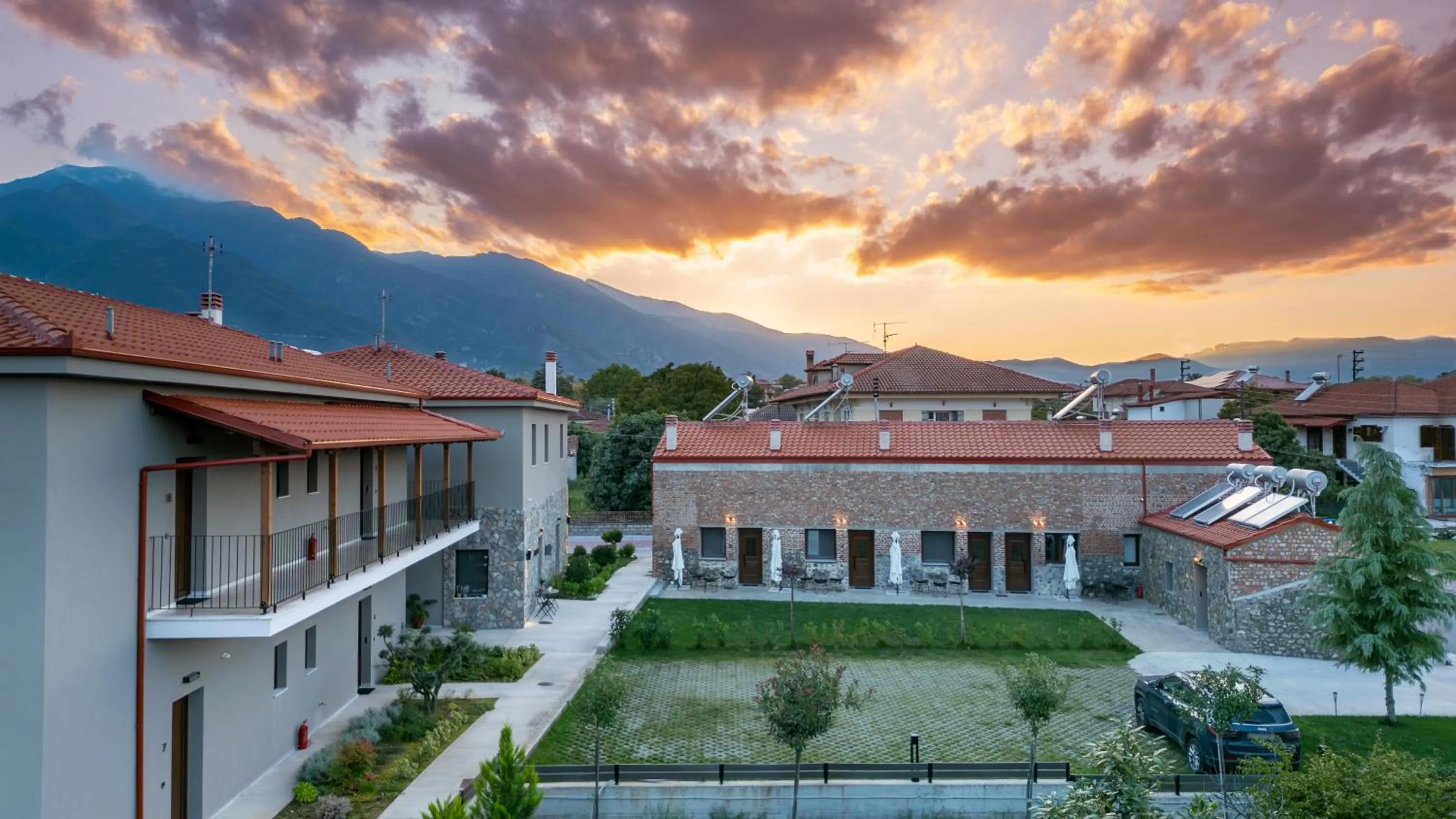 Property building in Malathro Olympus Guest House