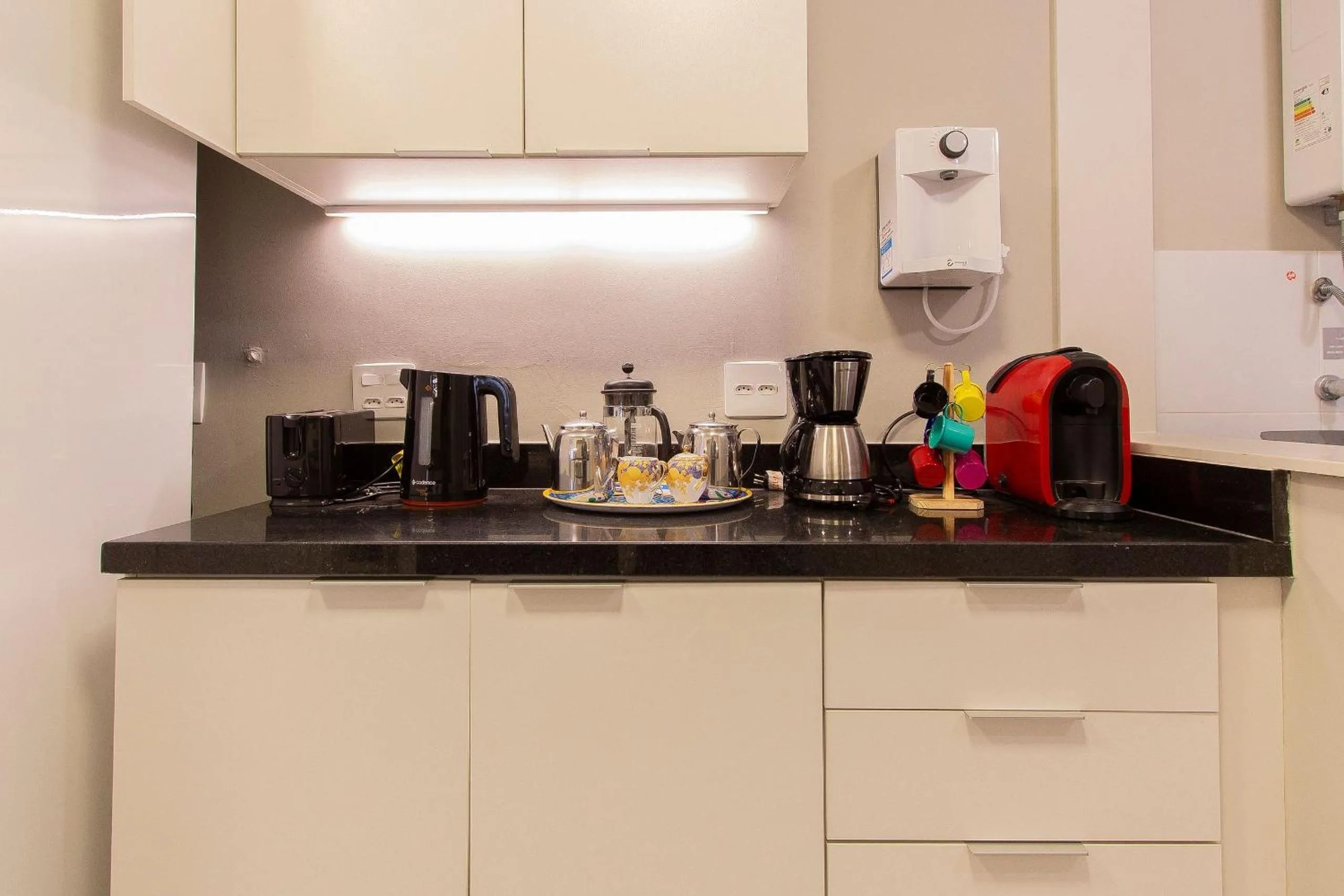 Kitchen or kitchenette in Praia e Conforto em Ipanema!