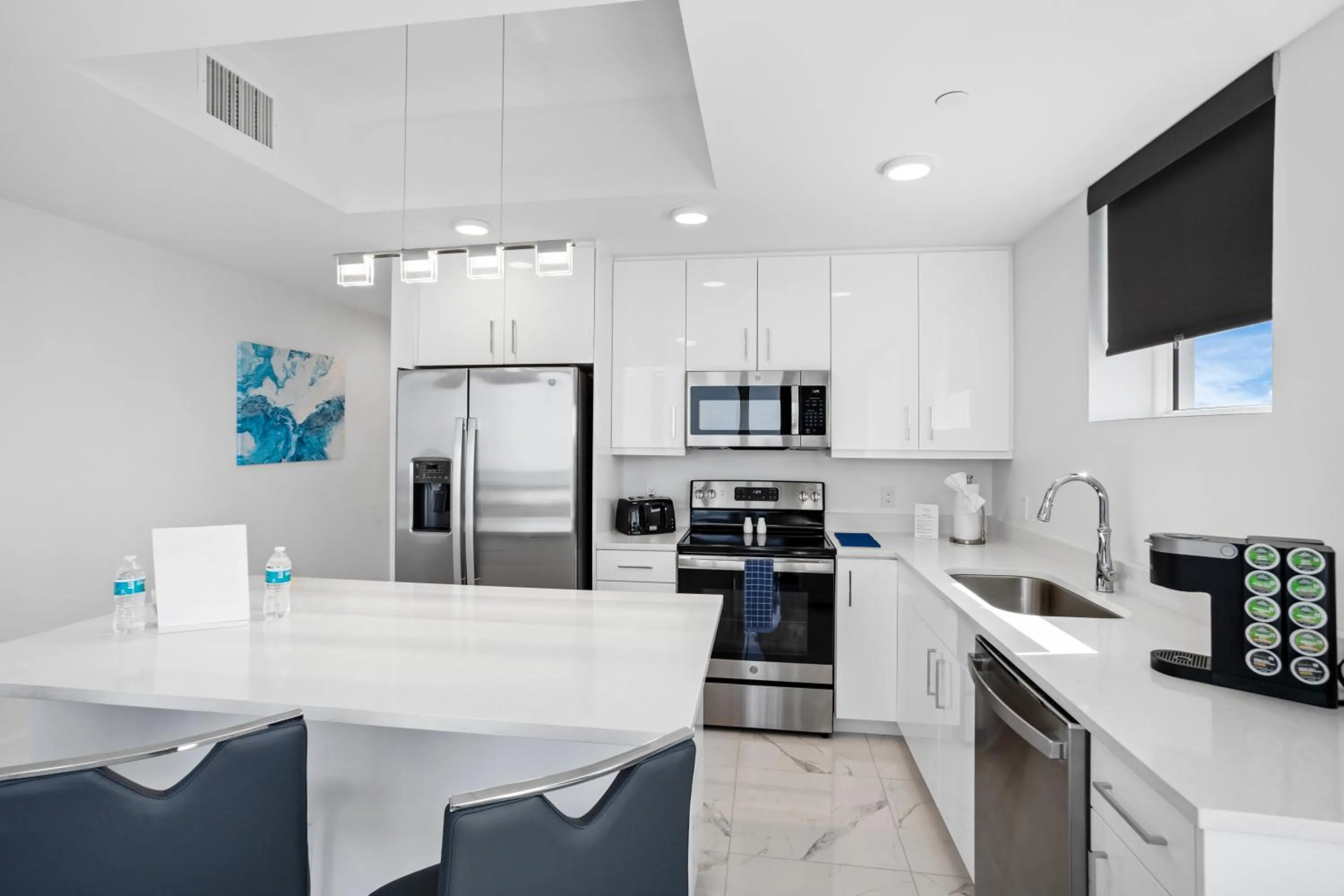 Kitchen or kitchenette in Ocean Club Treasure Island Hotel