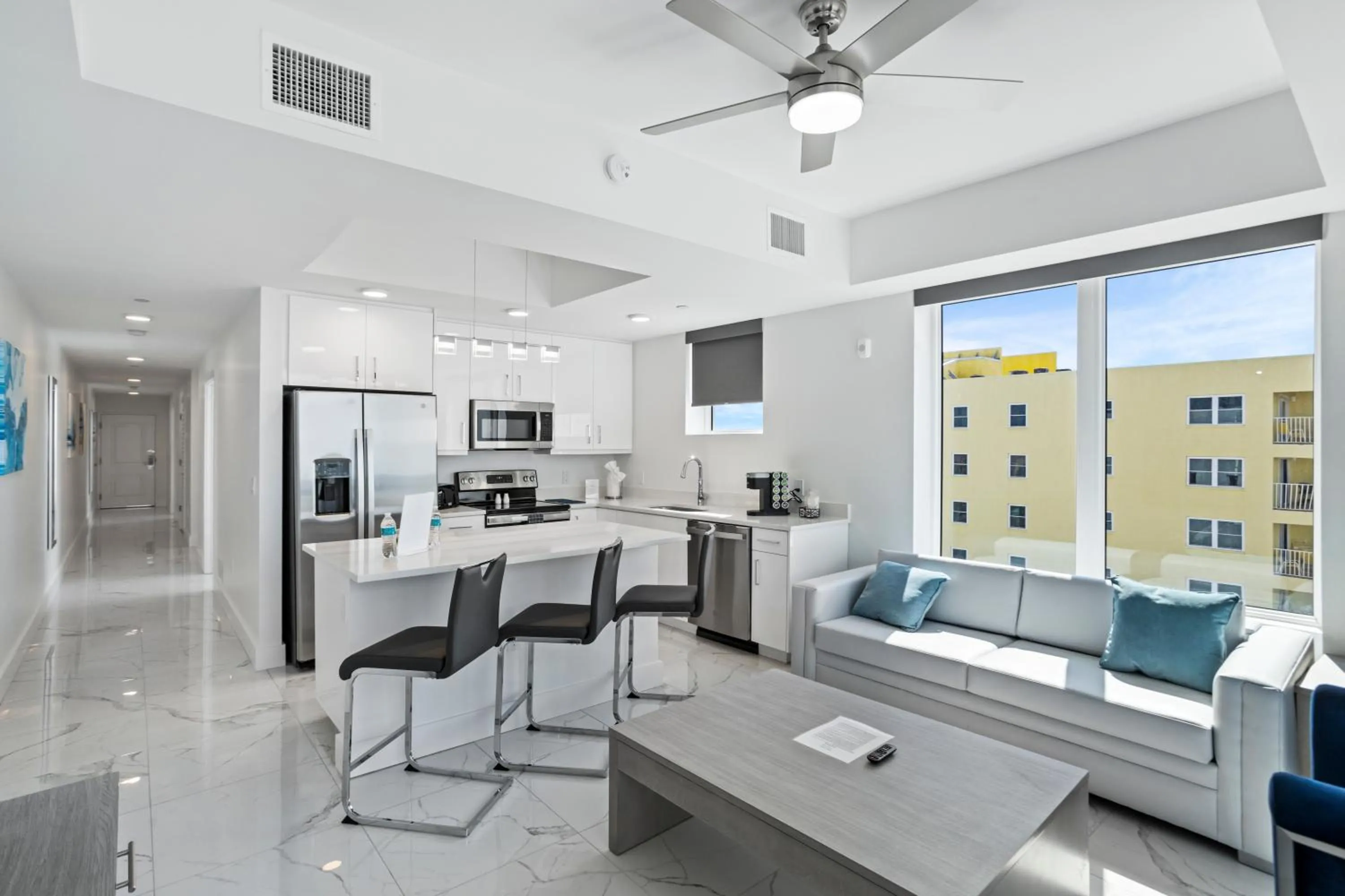 Kitchen or kitchenette in Ocean Club Treasure Island Hotel