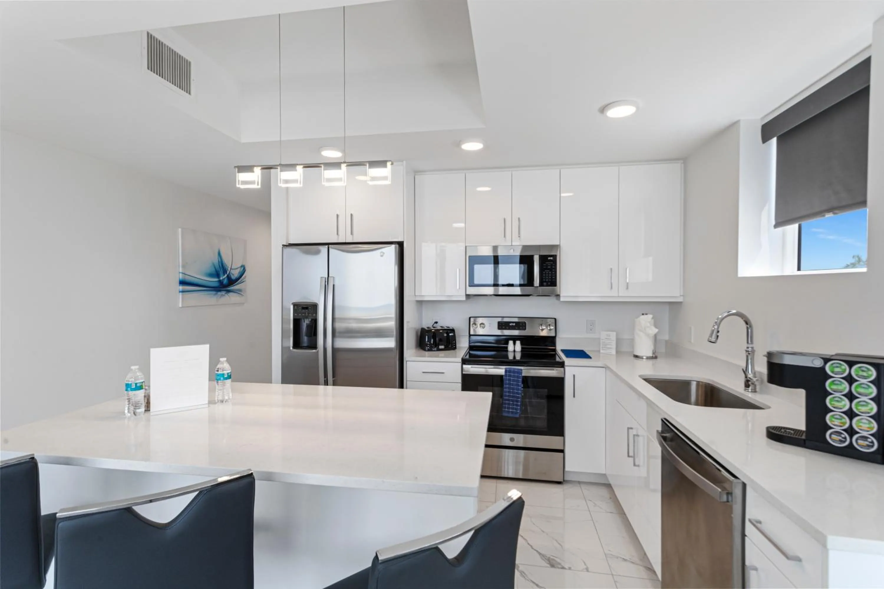 Kitchen or kitchenette in Ocean Club Treasure Island Hotel