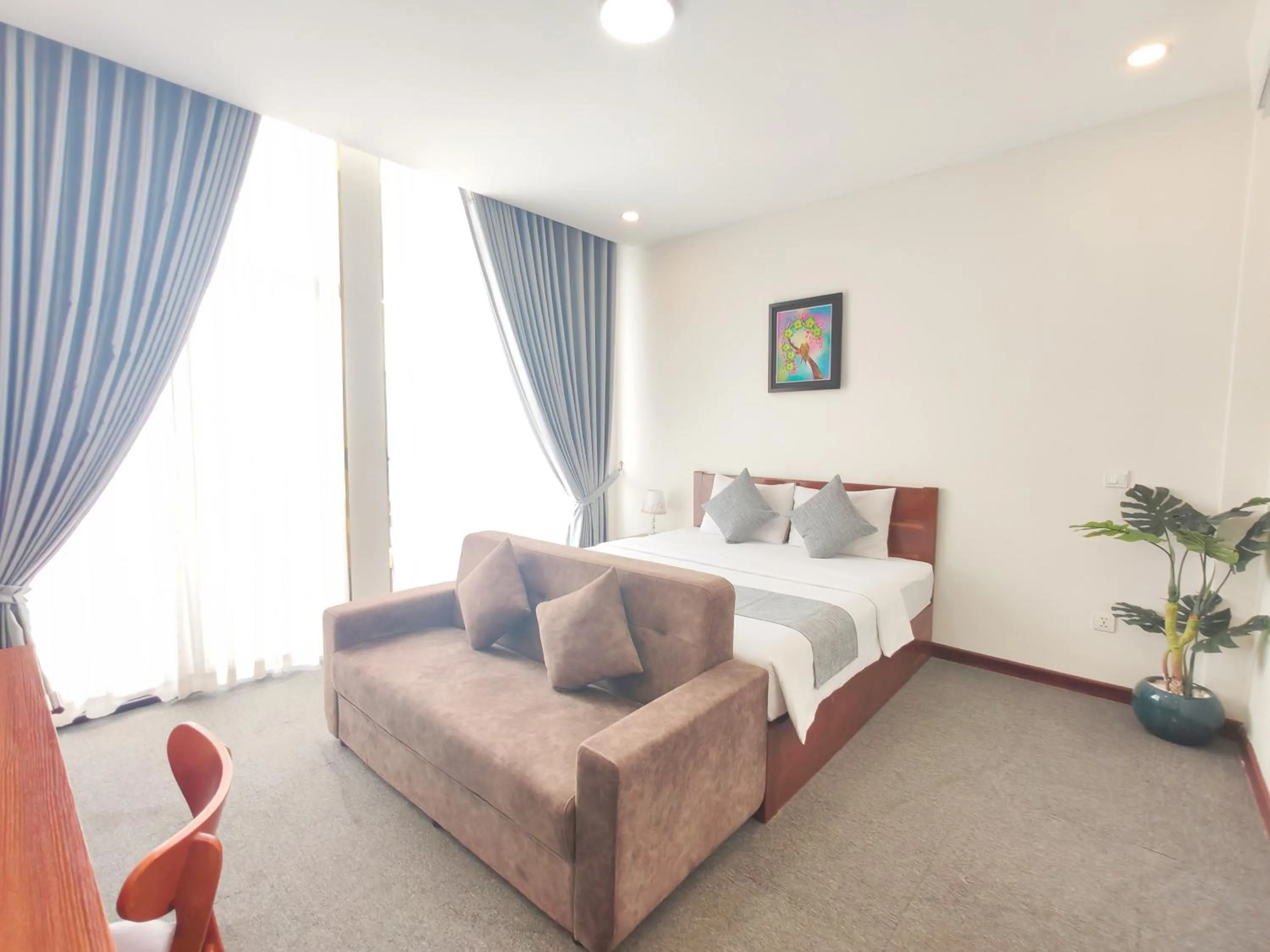 Photo of the whole room, Bed in Nimith Hotel & Restaurant