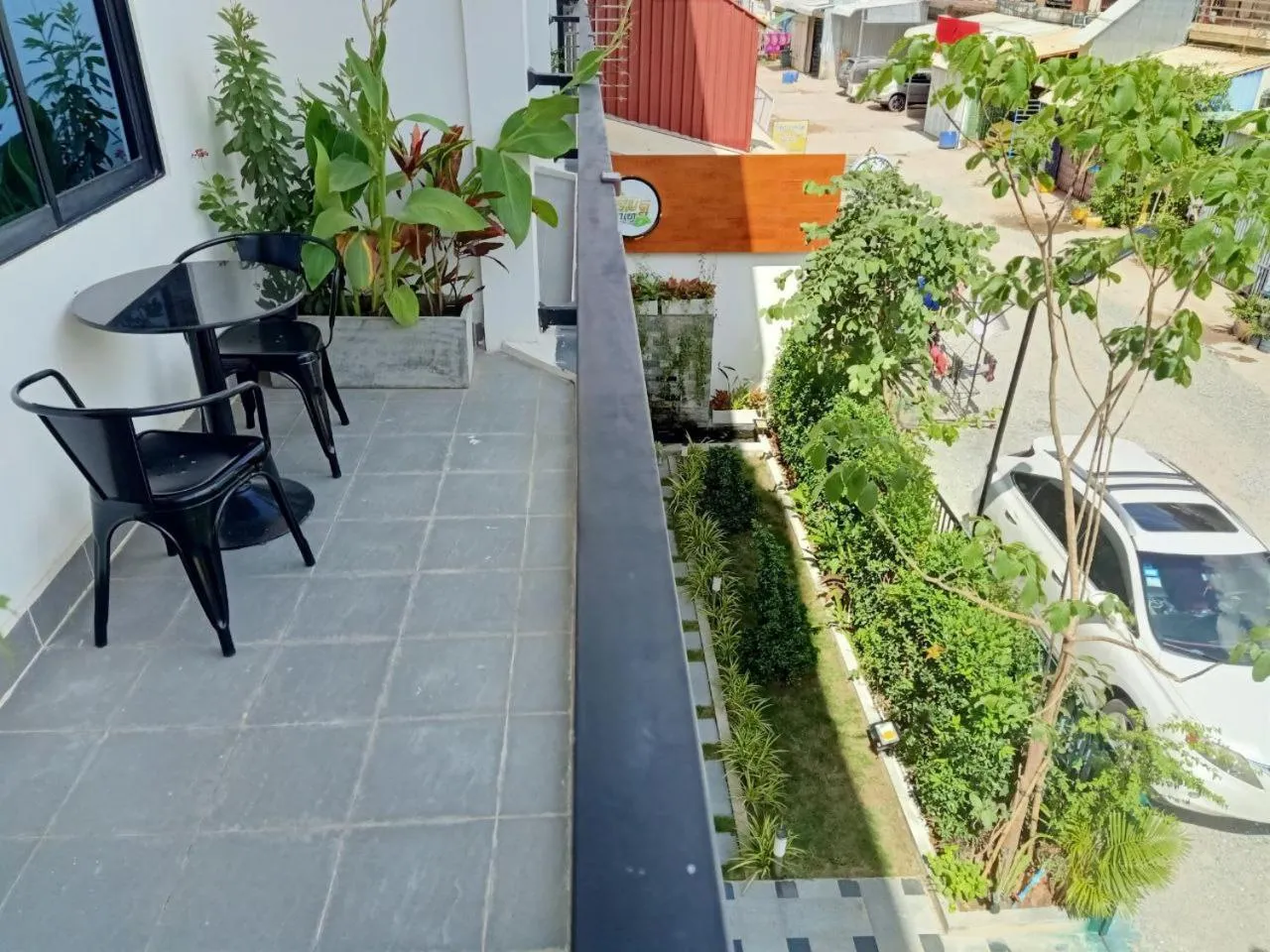 Inner courtyard view in Nimith Hotel & Restaurant