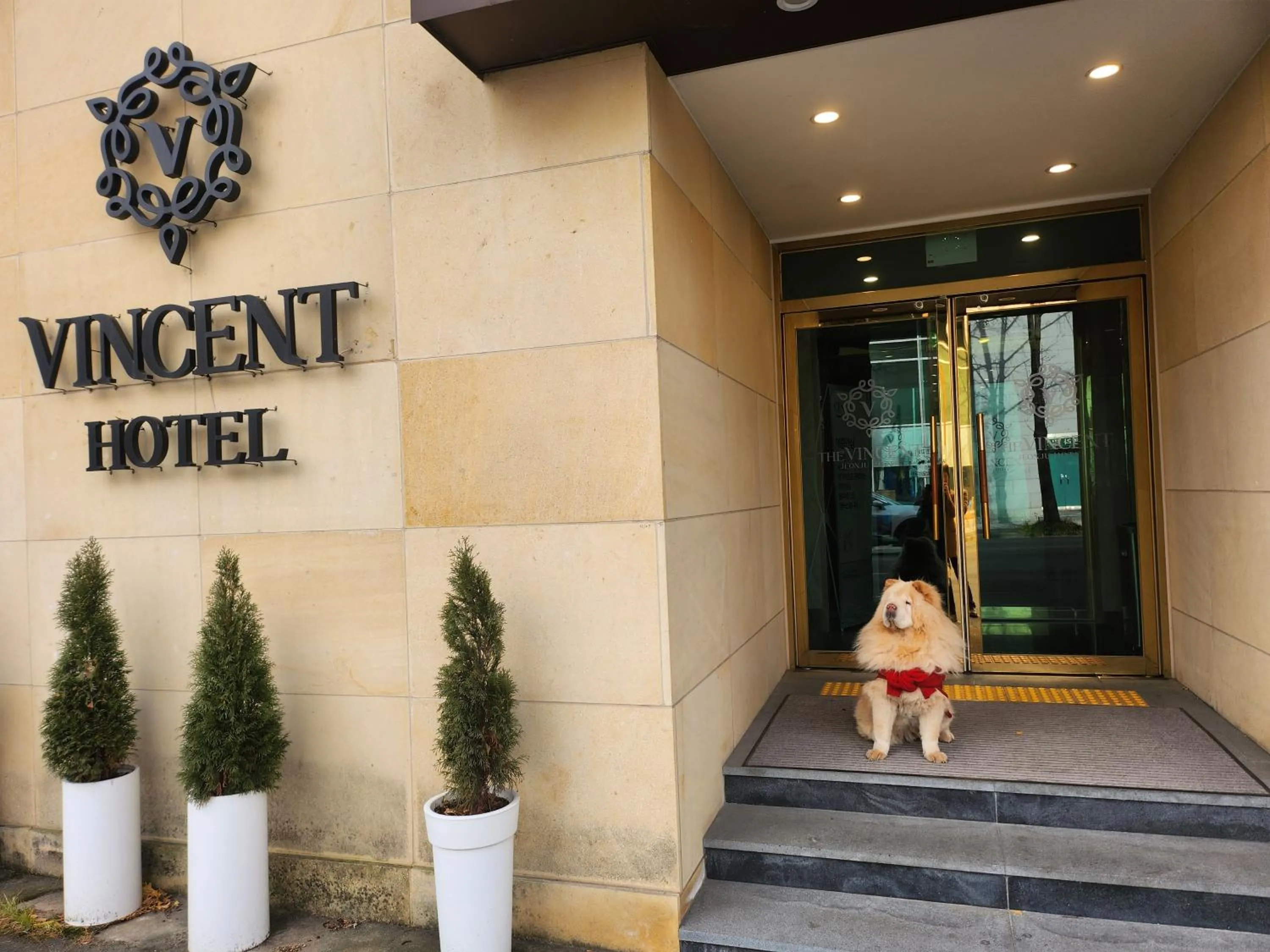 Facade/entrance in Jeonju Hotel The Vincent