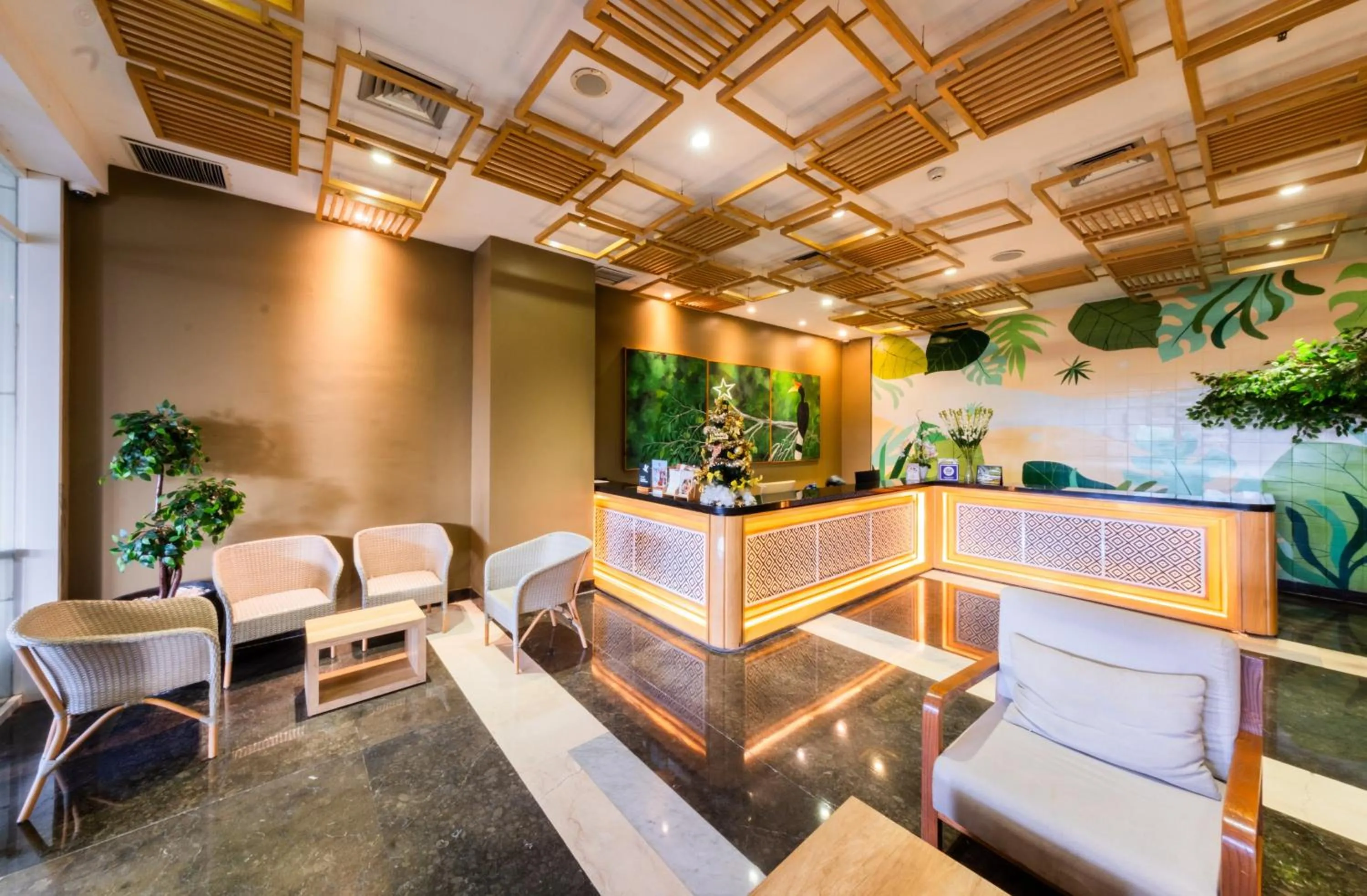 Lobby or reception in Astara Hotel Balikpapan