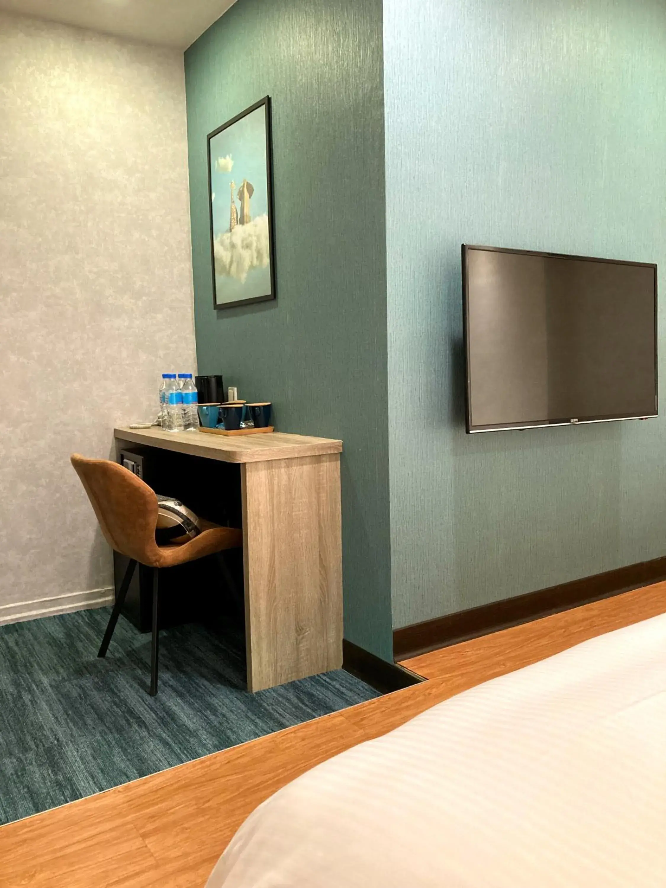 Bed in 西門雲町旅店 Sky Gate Hotel Bed in 西門雲町旅店 Sky Gate Hotel