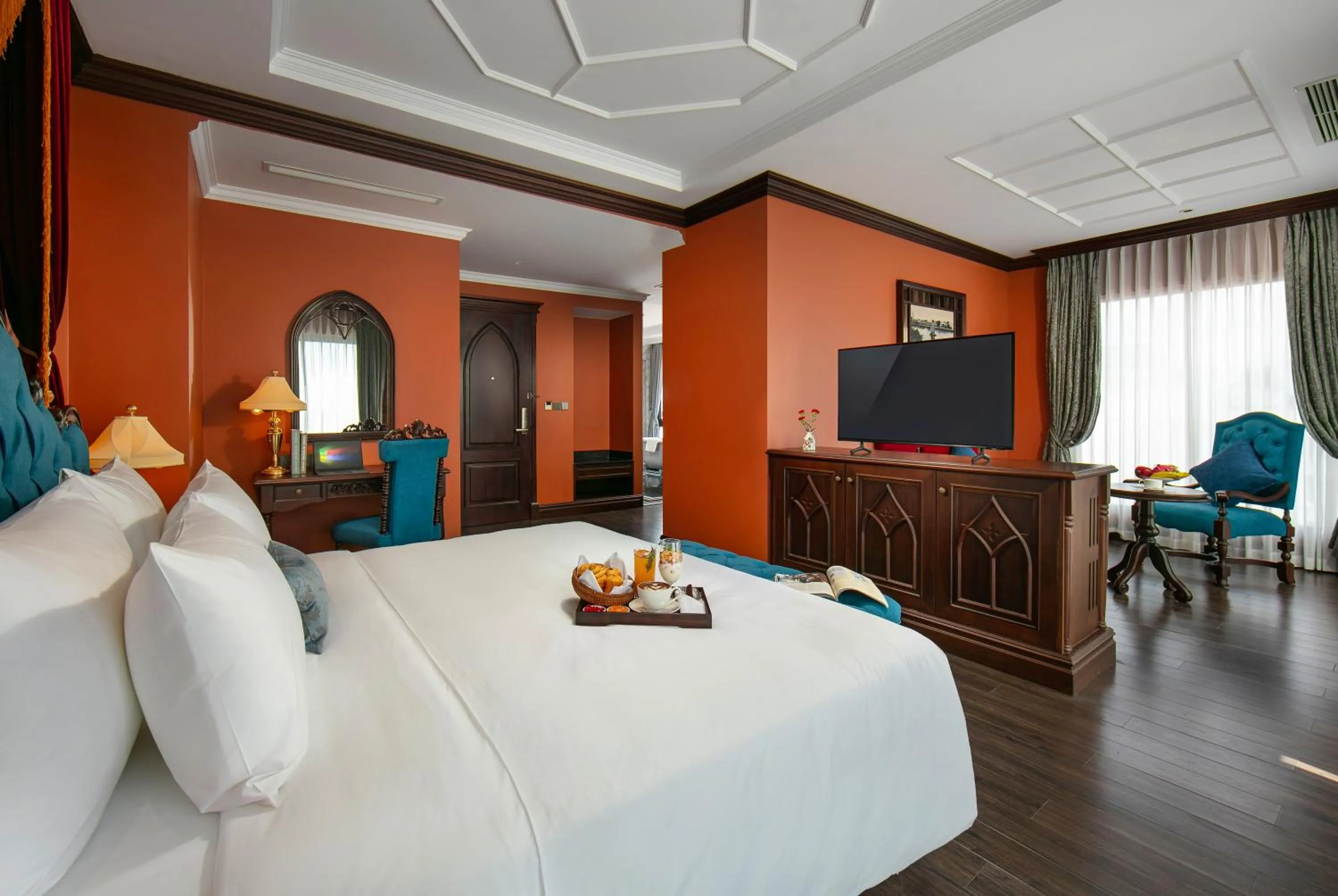 Bedroom, Bed in Le Chanvre Hanoi Hotel & Spa