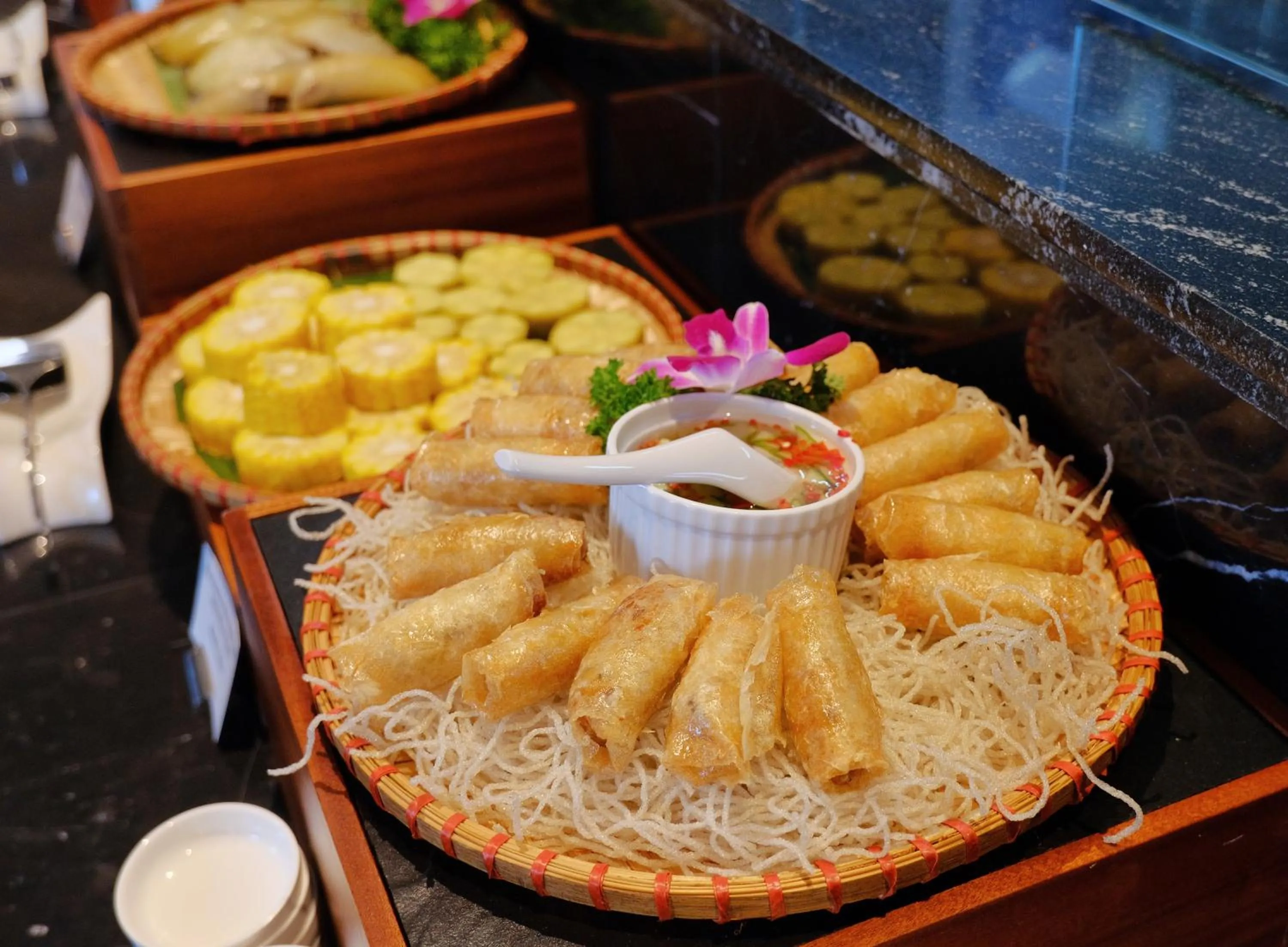 Buffet breakfast in Le Chanvre Hanoi Hotel & Spa