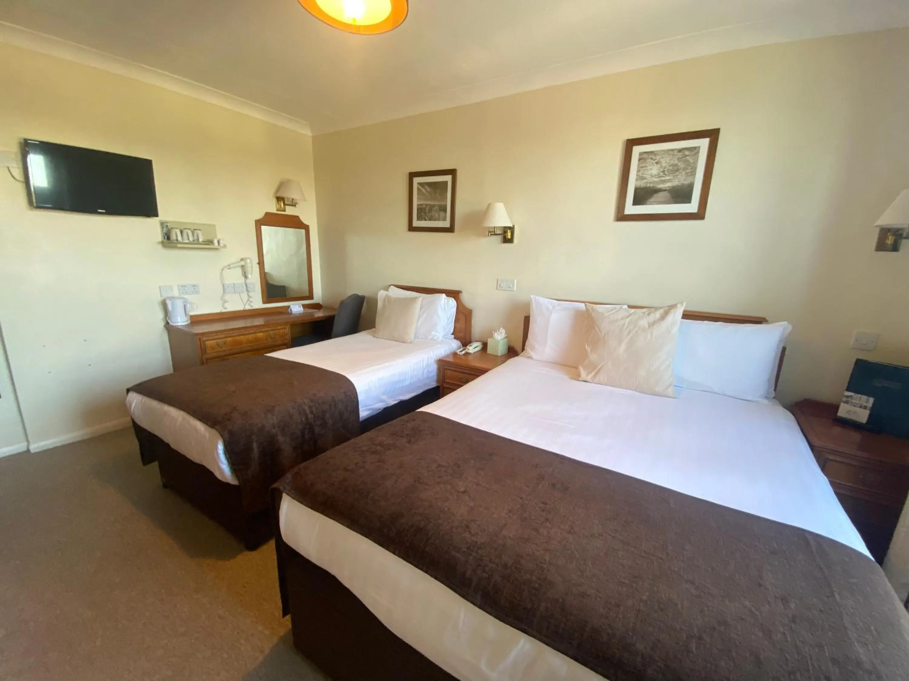 Bedroom, Bed in The Riviera Hotel & Apartments - Alum Chine