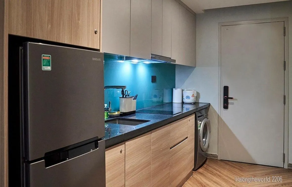 Kitchen or kitchenette in Sweet Homestay - Marina HaLong