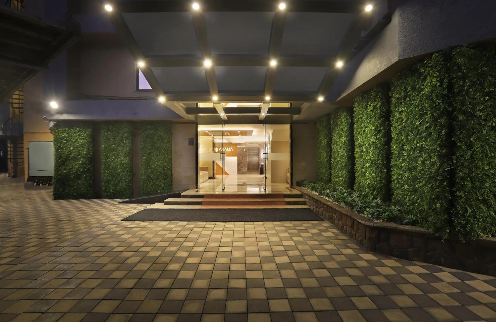 Facade/entrance in Aralia International Airport, Mumbai