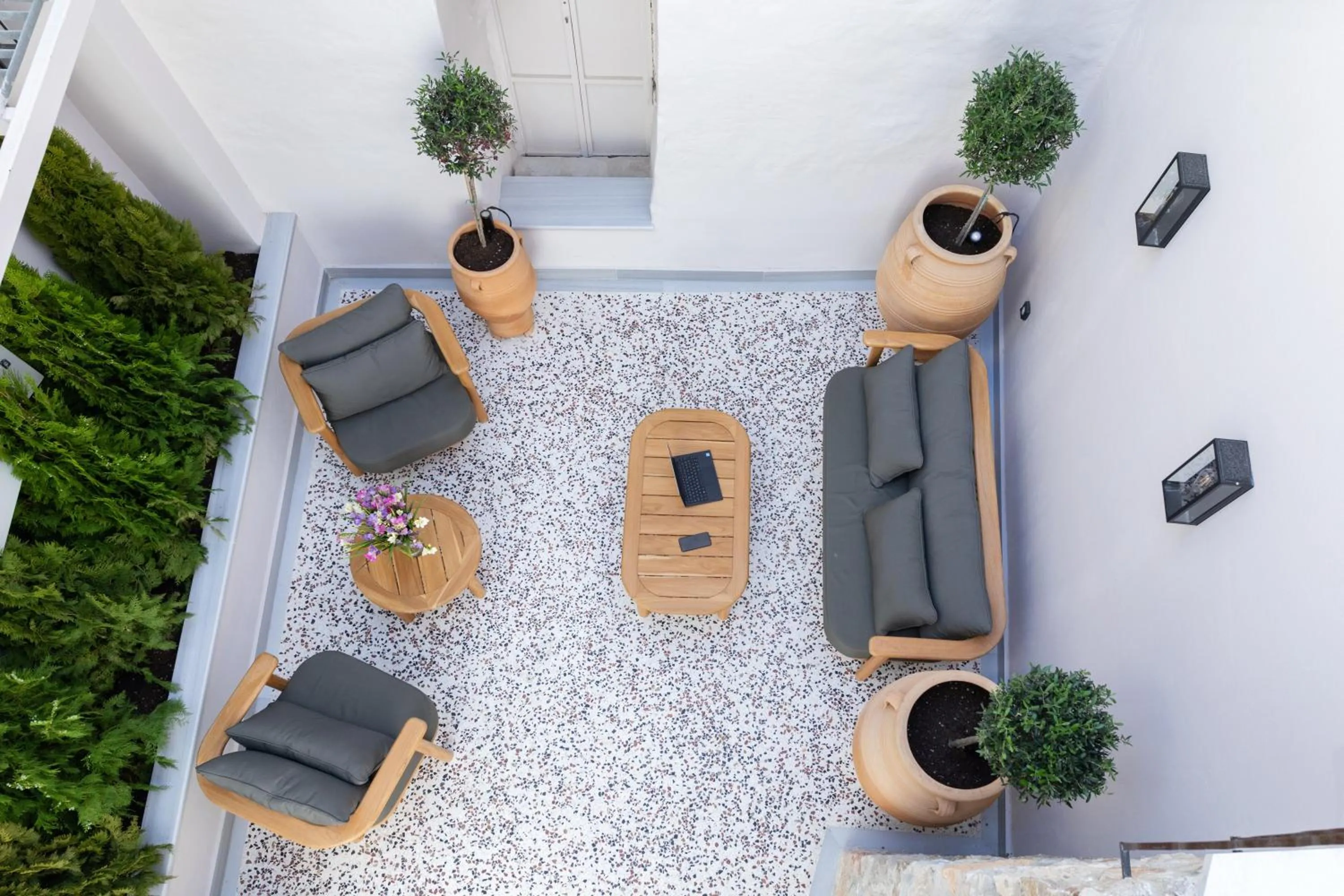 Patio in Agora Suites