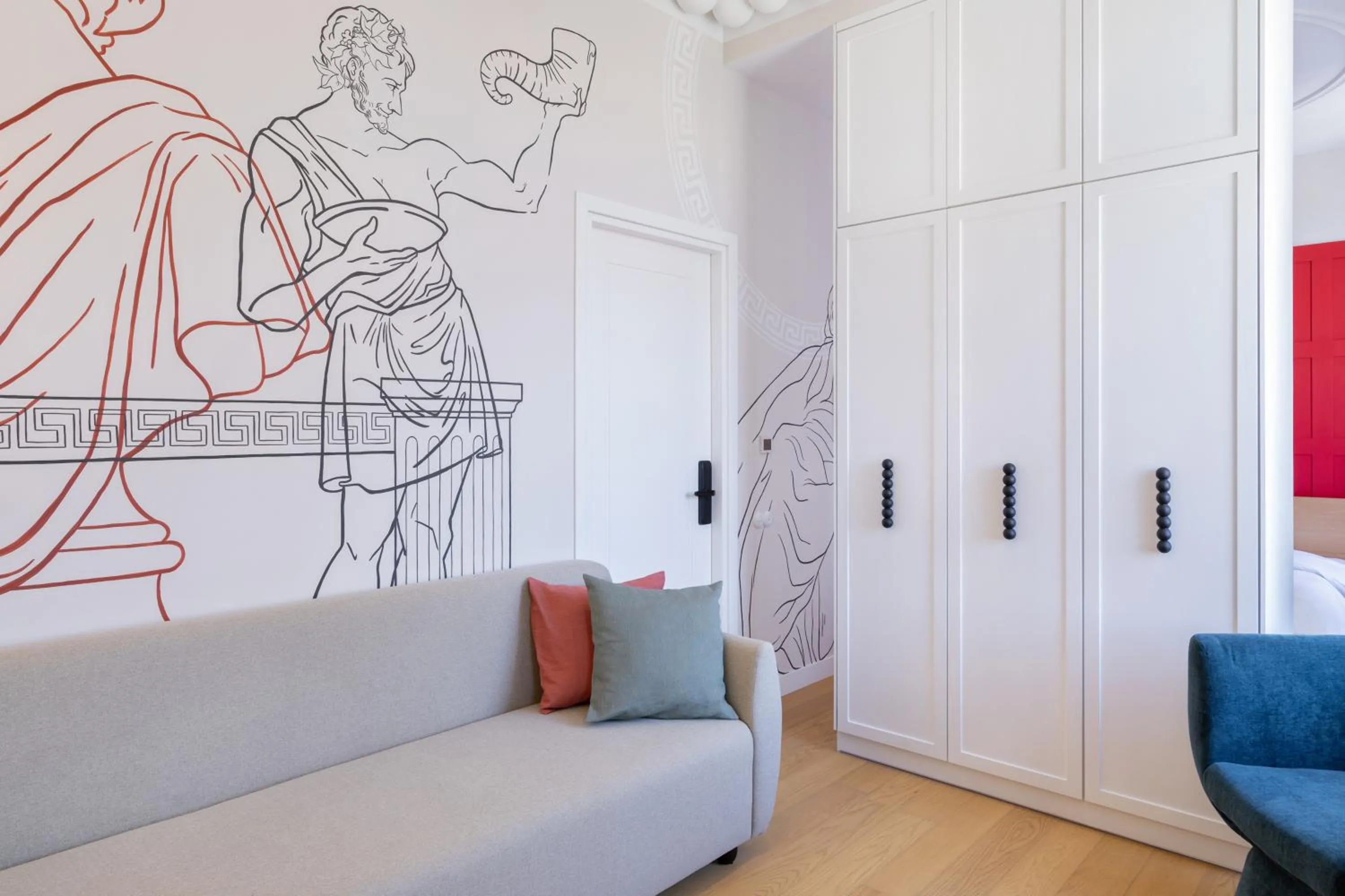 Living room in Agora Suites