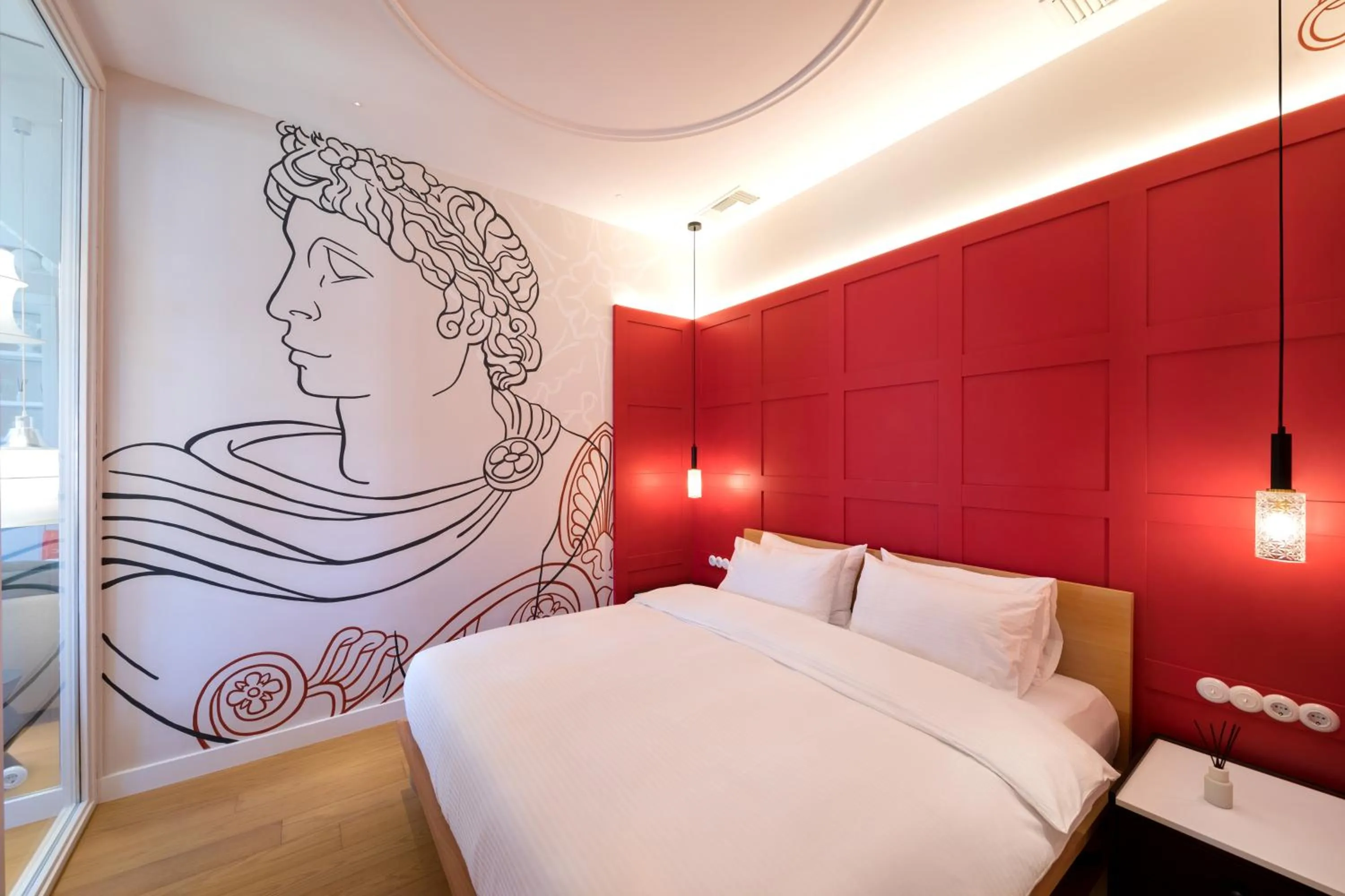 Bedroom, Bed in Agora Suites
