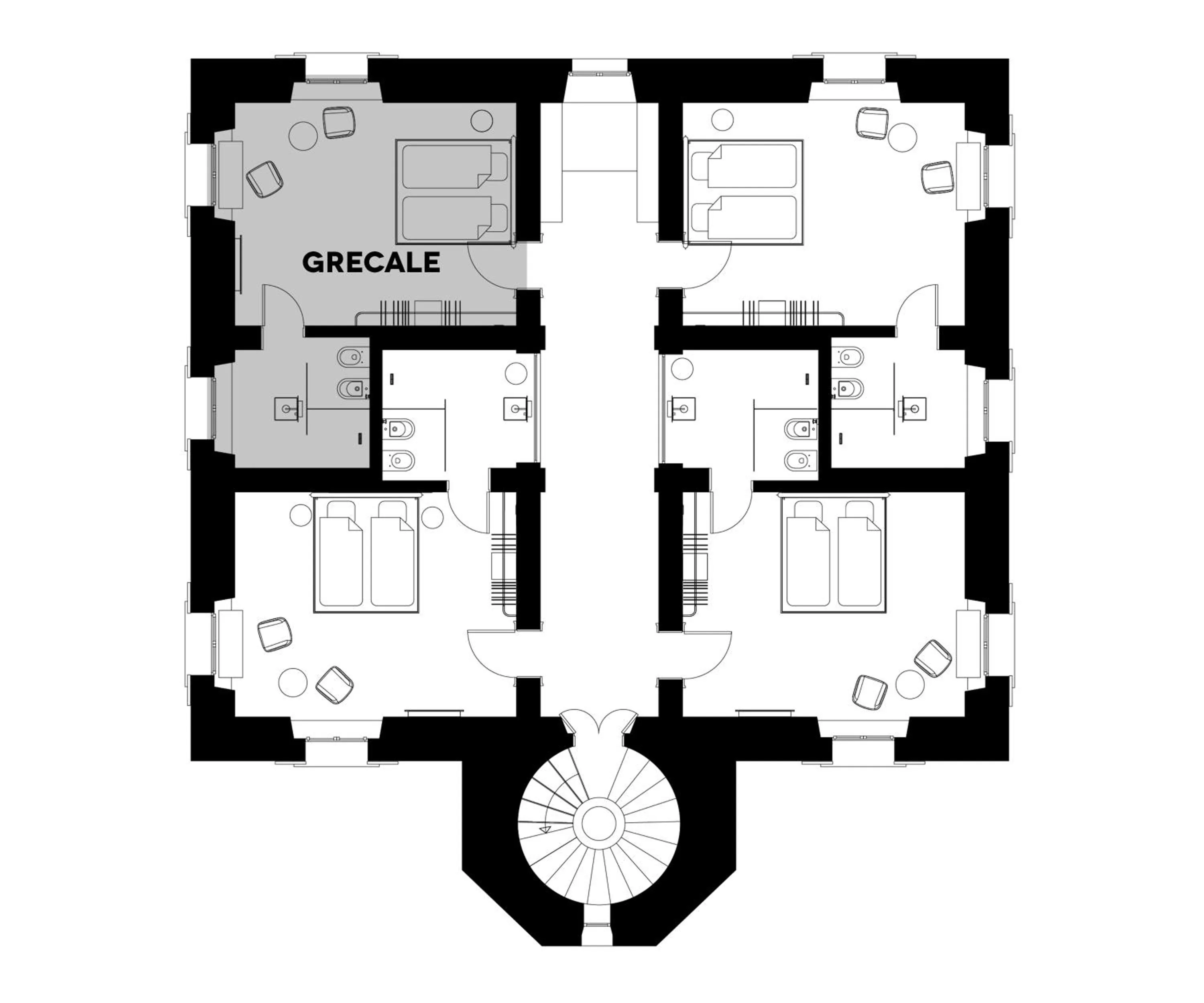 Floor plan in Faro Punta Imperatore