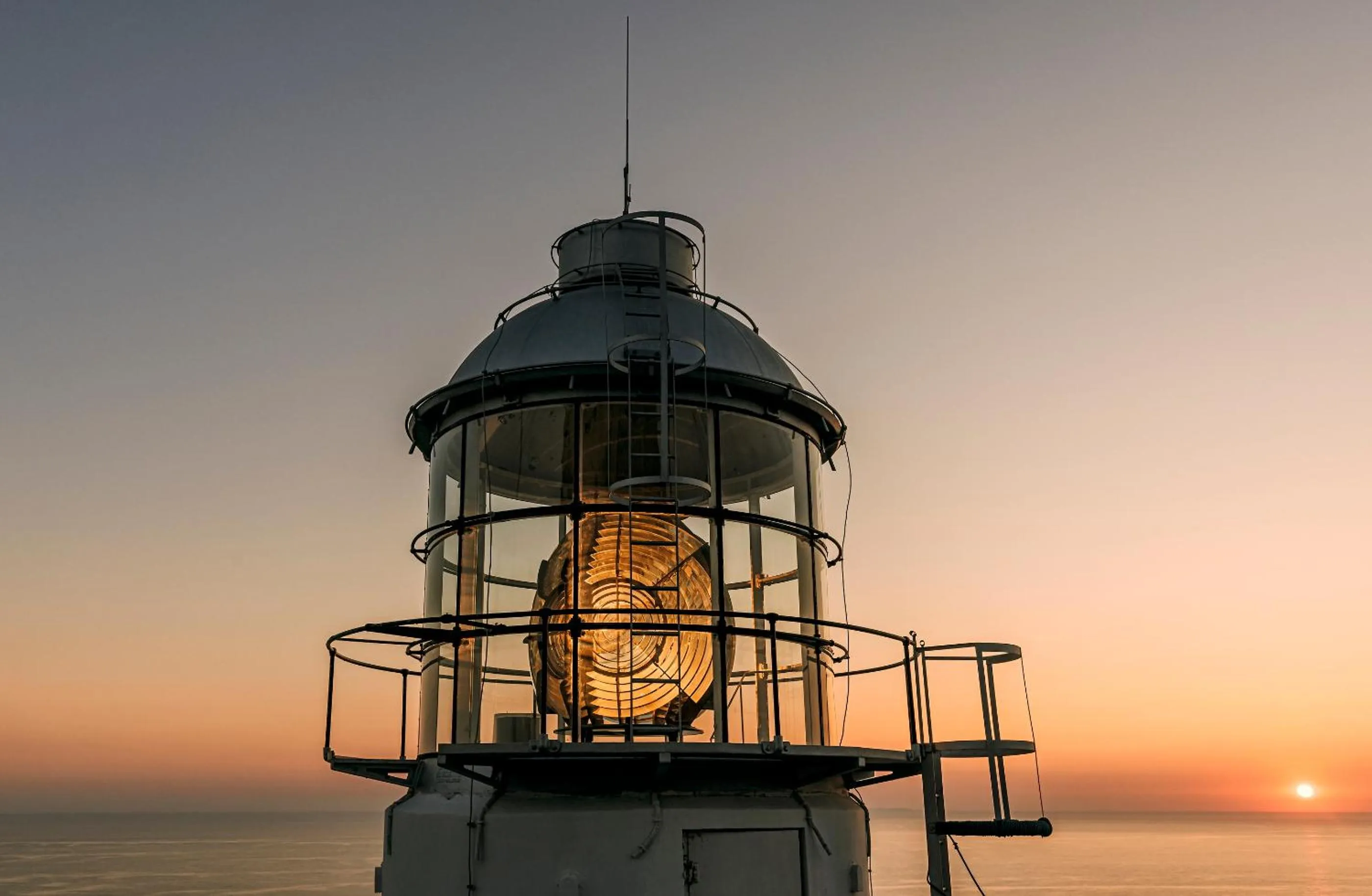 Sunset in Faro Punta Imperatore