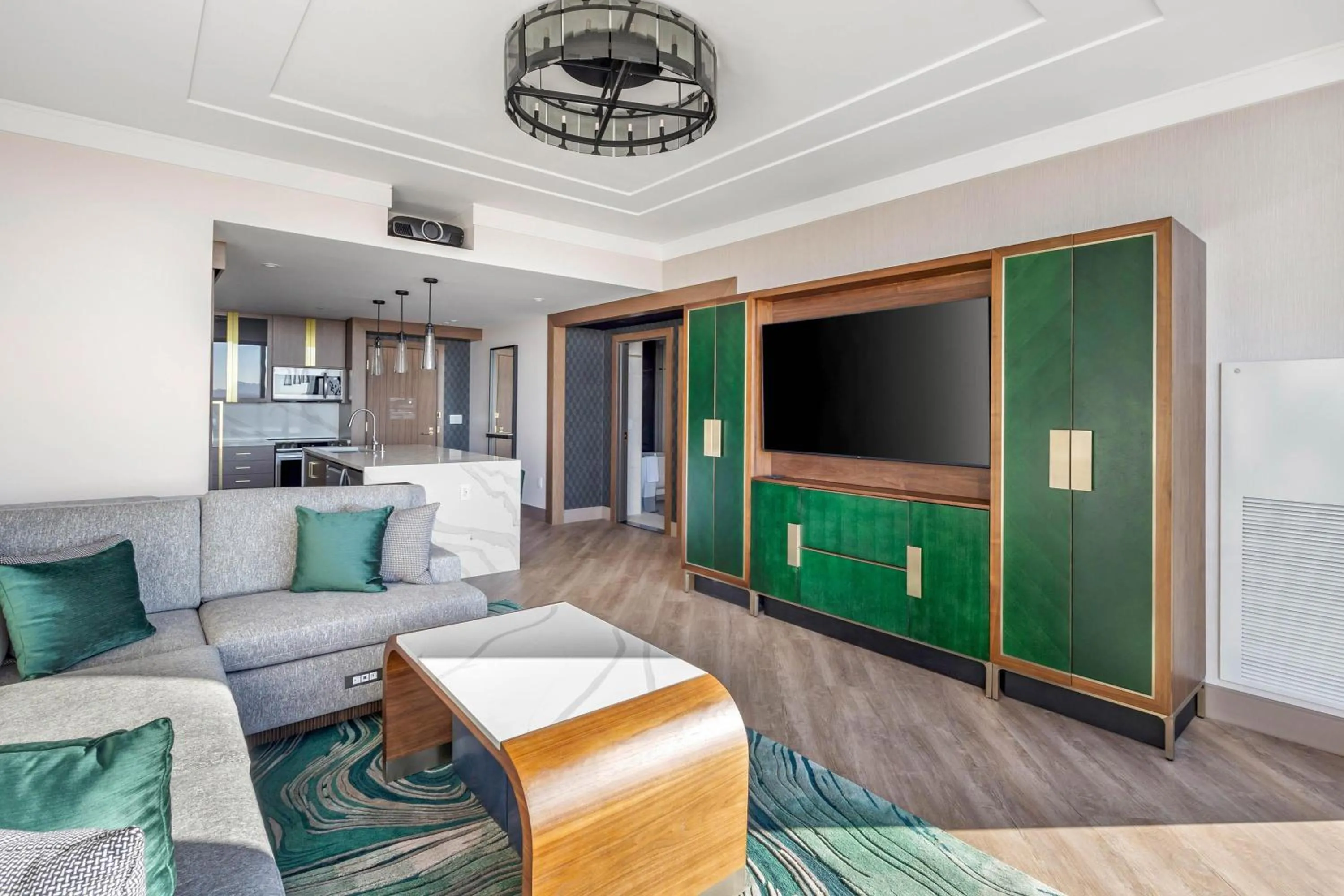 Living room in Hilton Club Elara Las Vegas