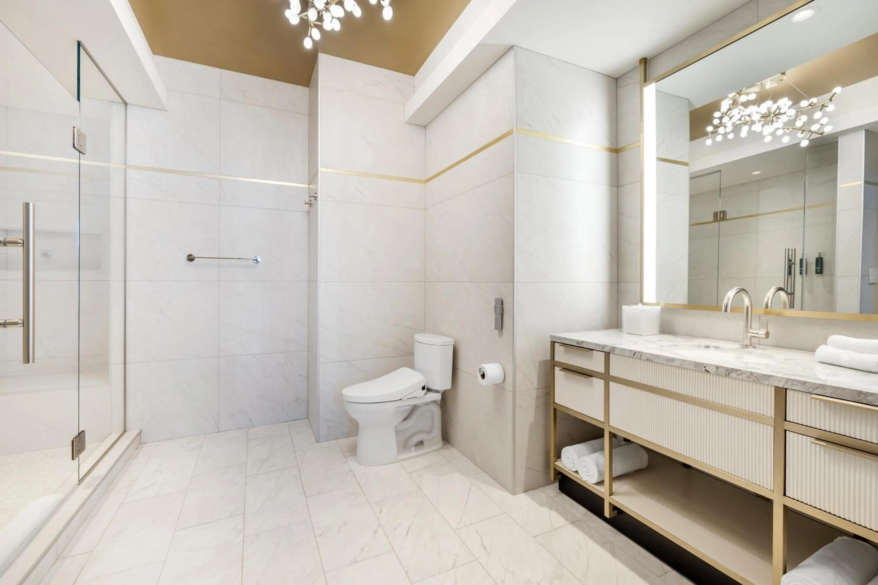 Bathroom in Hilton Club Elara Las Vegas