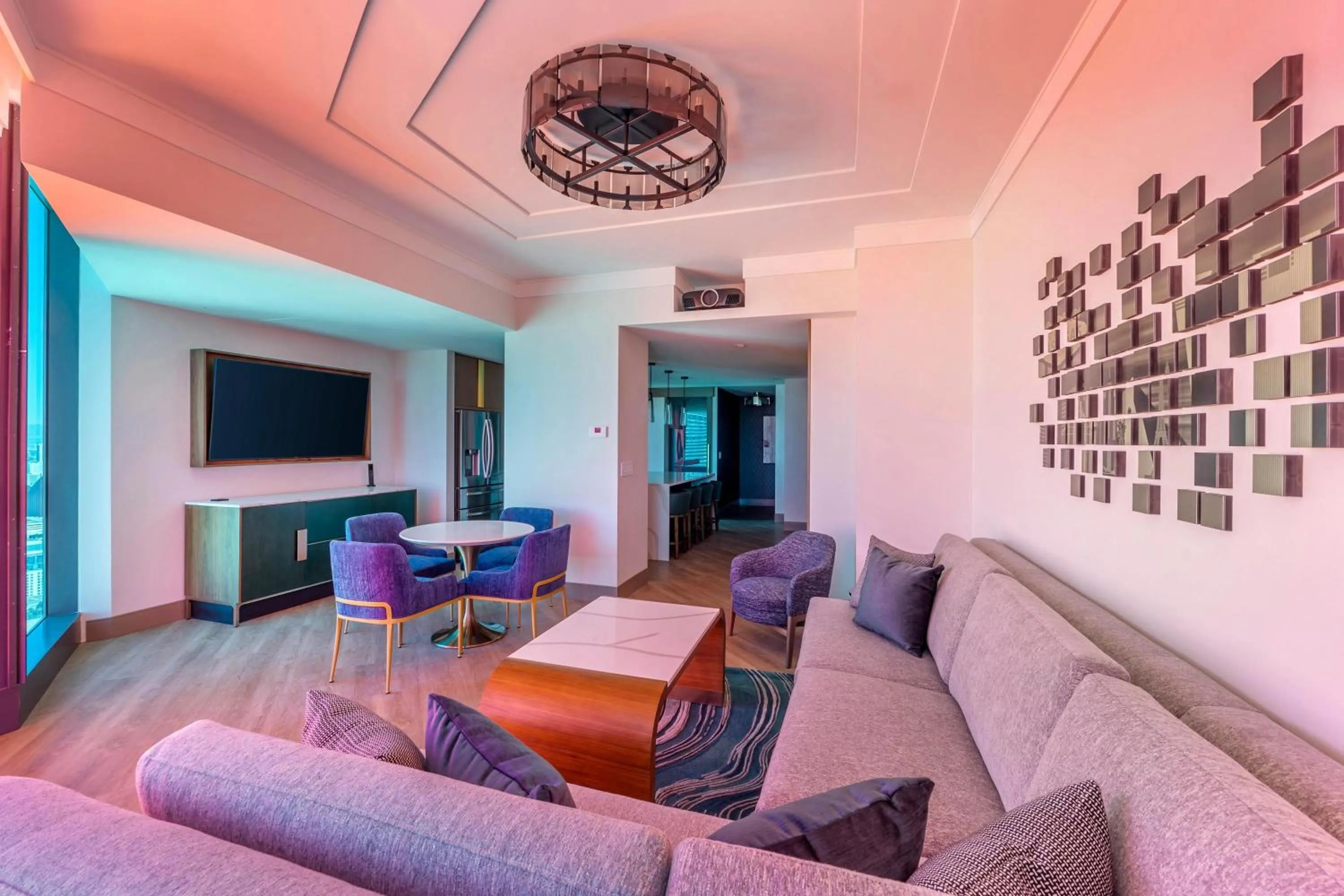 Living room in Hilton Club Elara Las Vegas