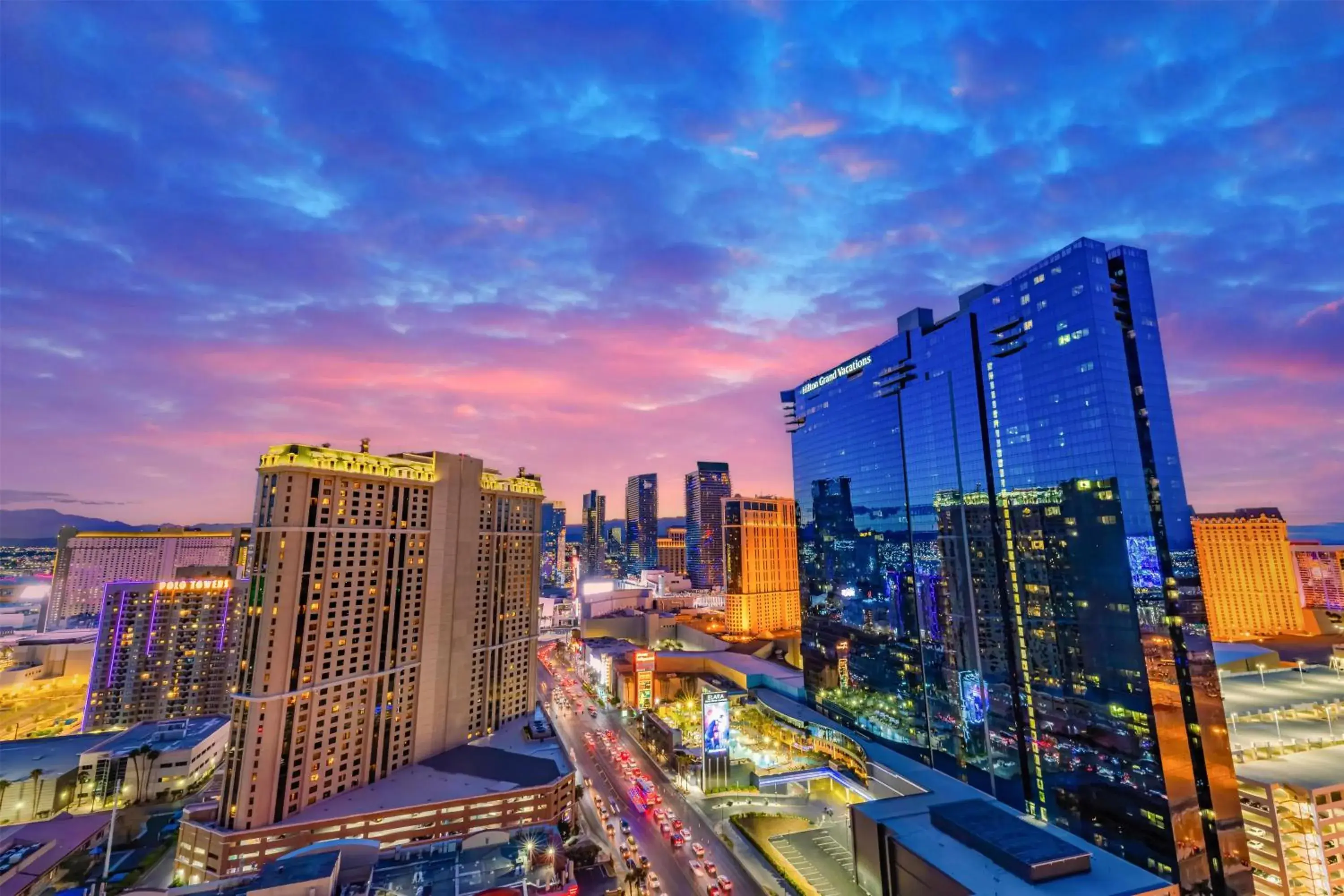 Property building in Hilton Club Elara Las Vegas Property building in Hilton Club Elara Las Vegas