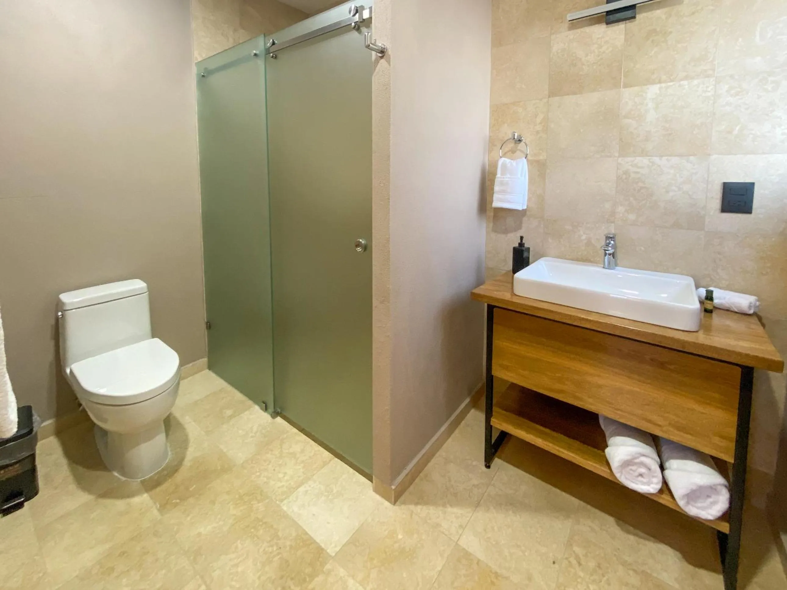 Shower in Suites Patio Antequera