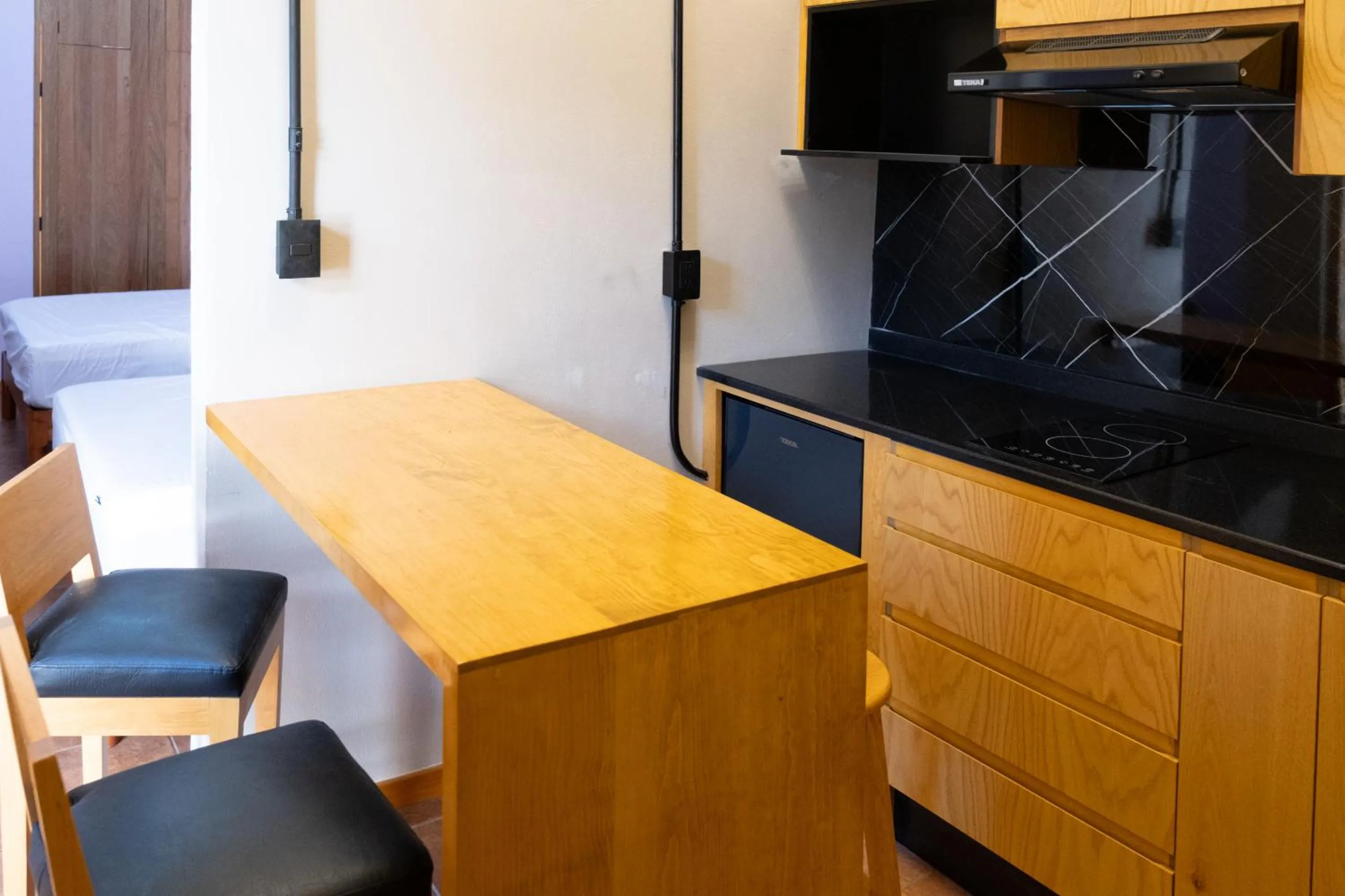 Kitchen or kitchenette in Suites Patio Antequera