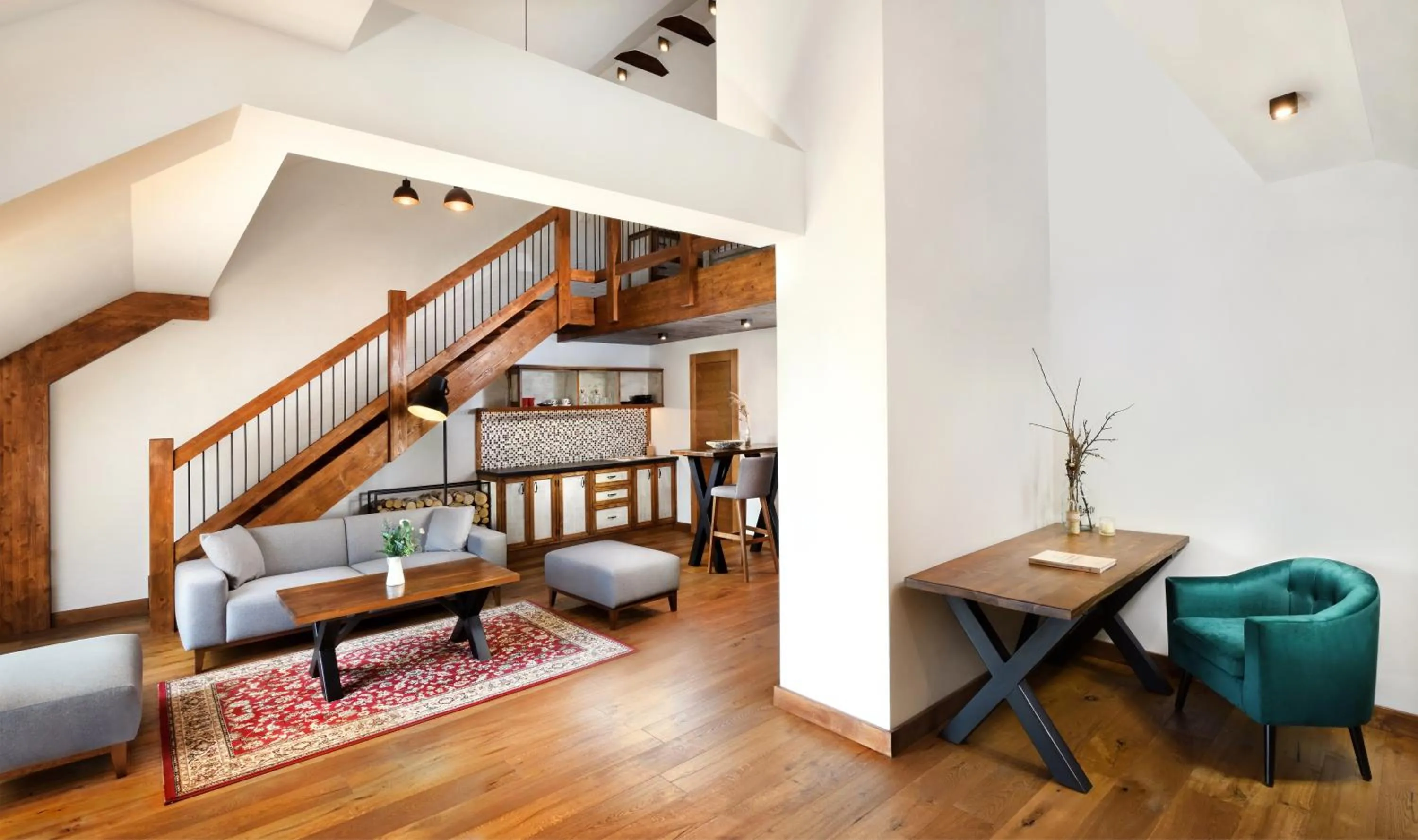 Living room in Castle Distillery