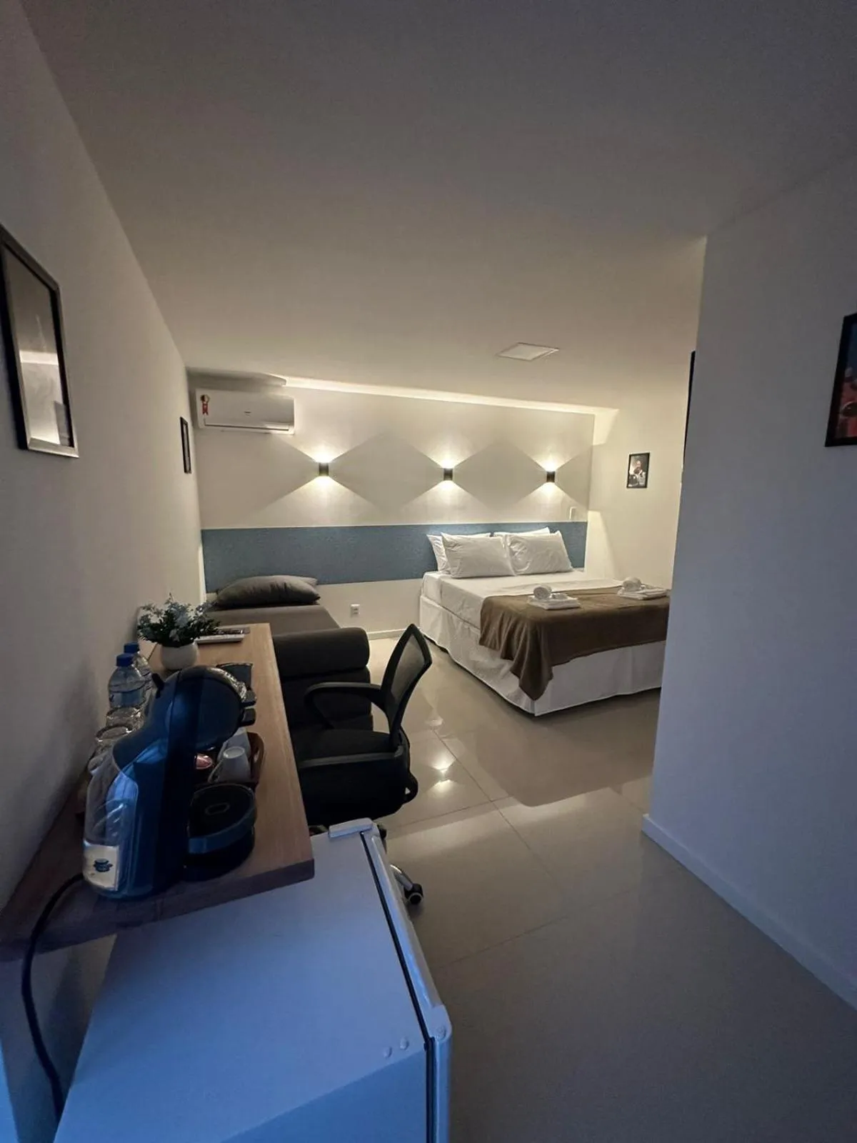 Photo of the whole room, Bed in Audaar Tech Suítes - Aeroporto de Congonhas