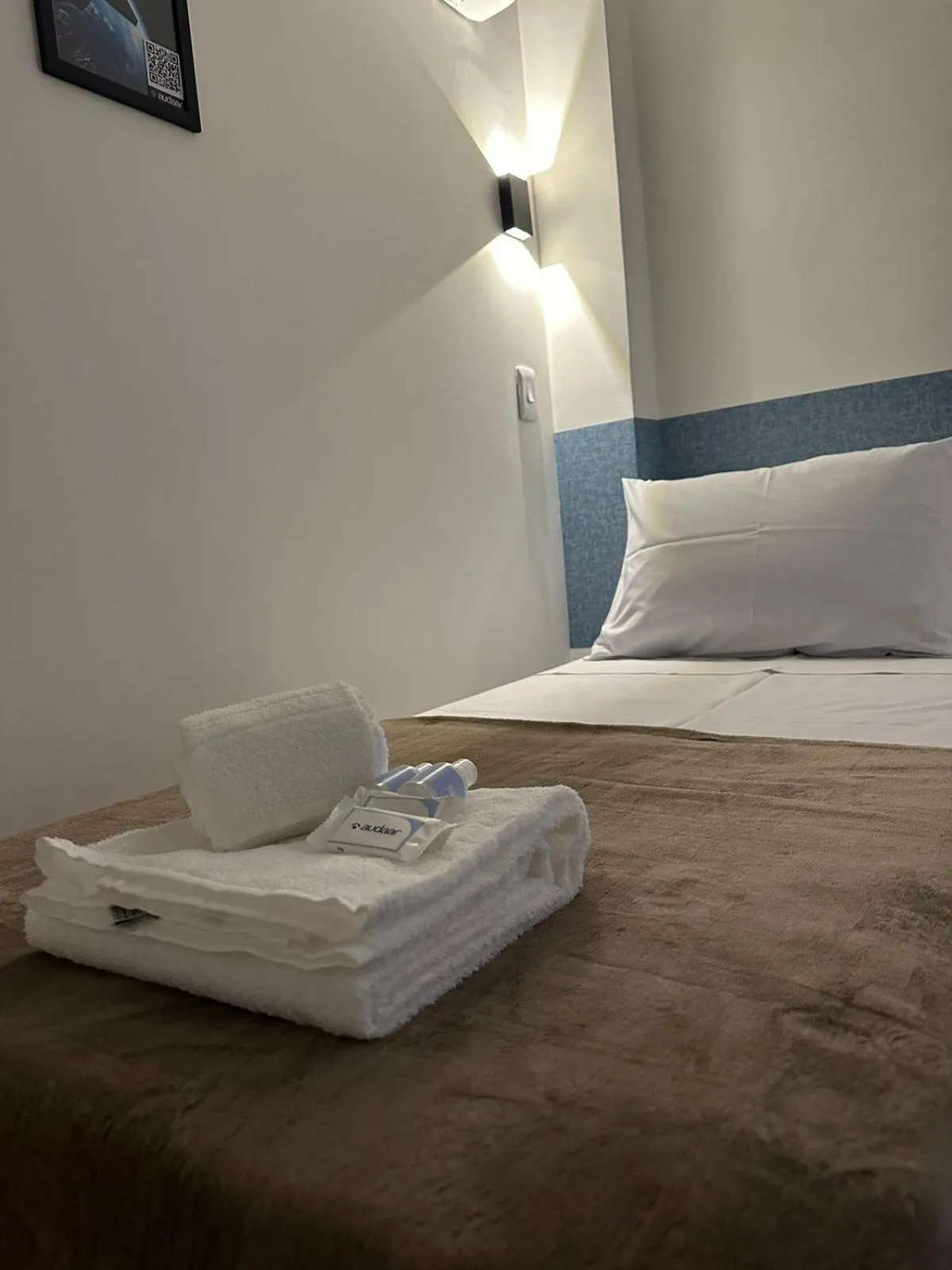 towels, Bed in Audaar Tech Suítes - Aeroporto de Congonhas