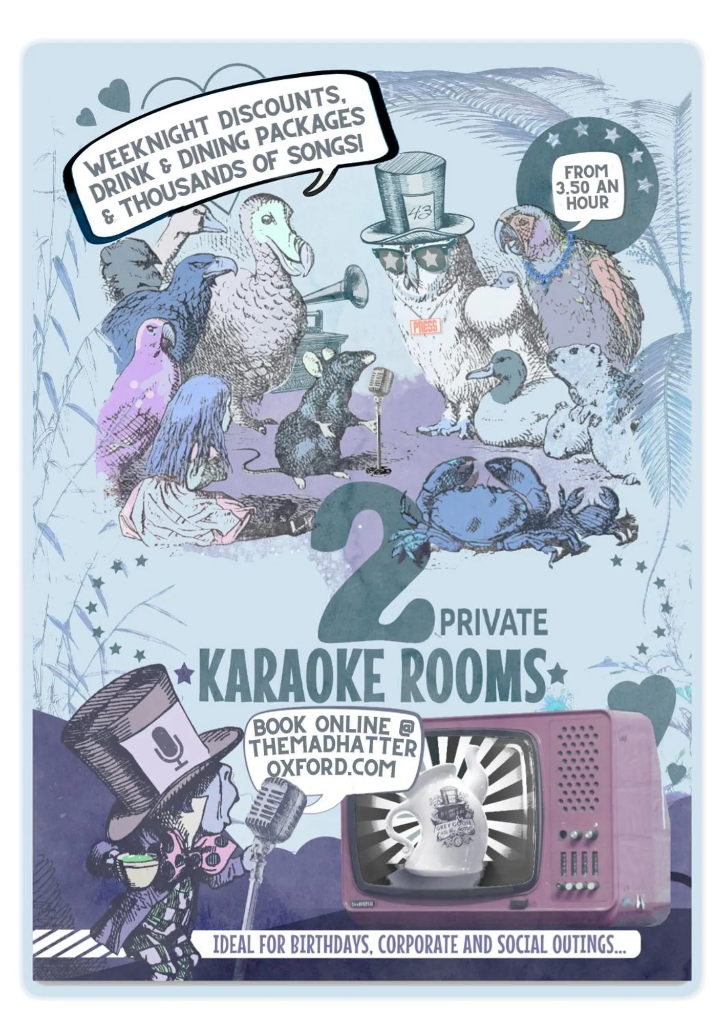 The Mad Hatter's Guestrooms