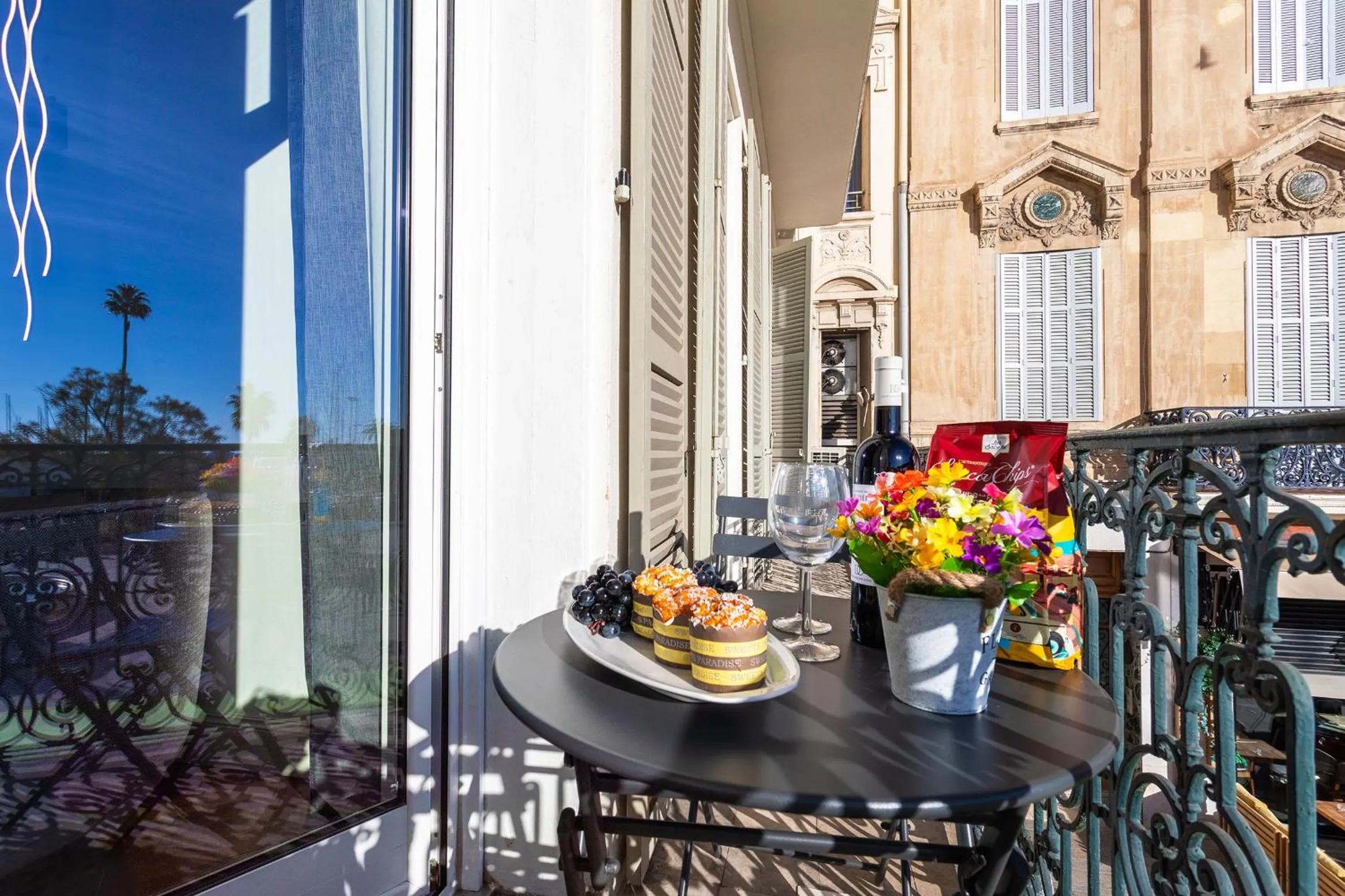 Balcony/Terrace in croisette appartement 3 chambres The Six