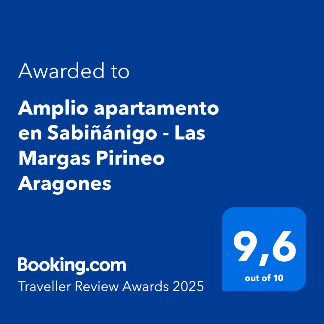 Amplio apartamento en Sabiñánigo - Las Margas Pirineo Aragones