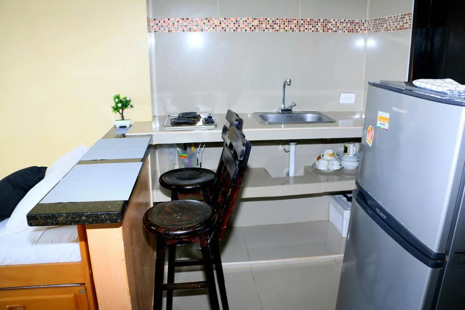 Kitchen or kitchenette in Studio Apartment E19C Close To The Sea And Pool