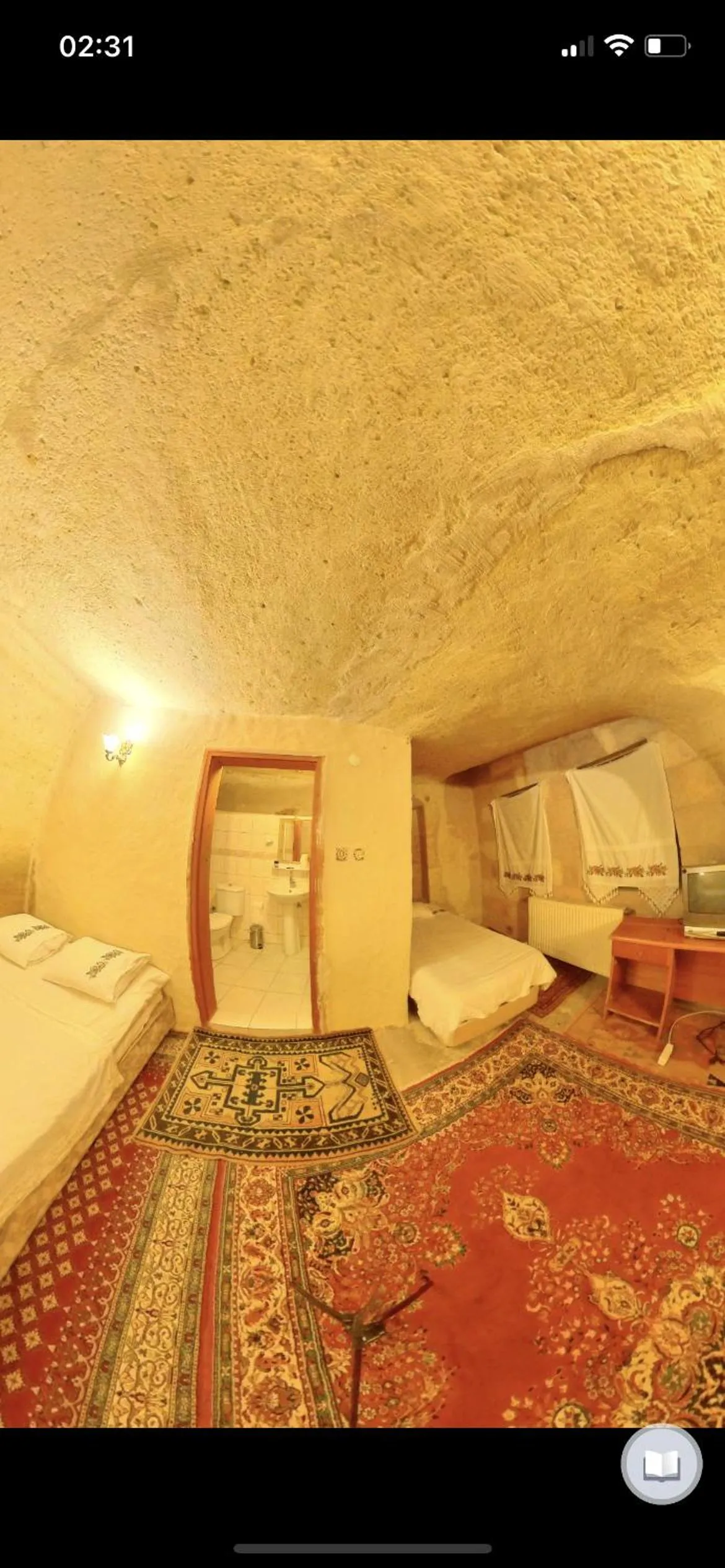 Monastery cave Hotel Cappadocia