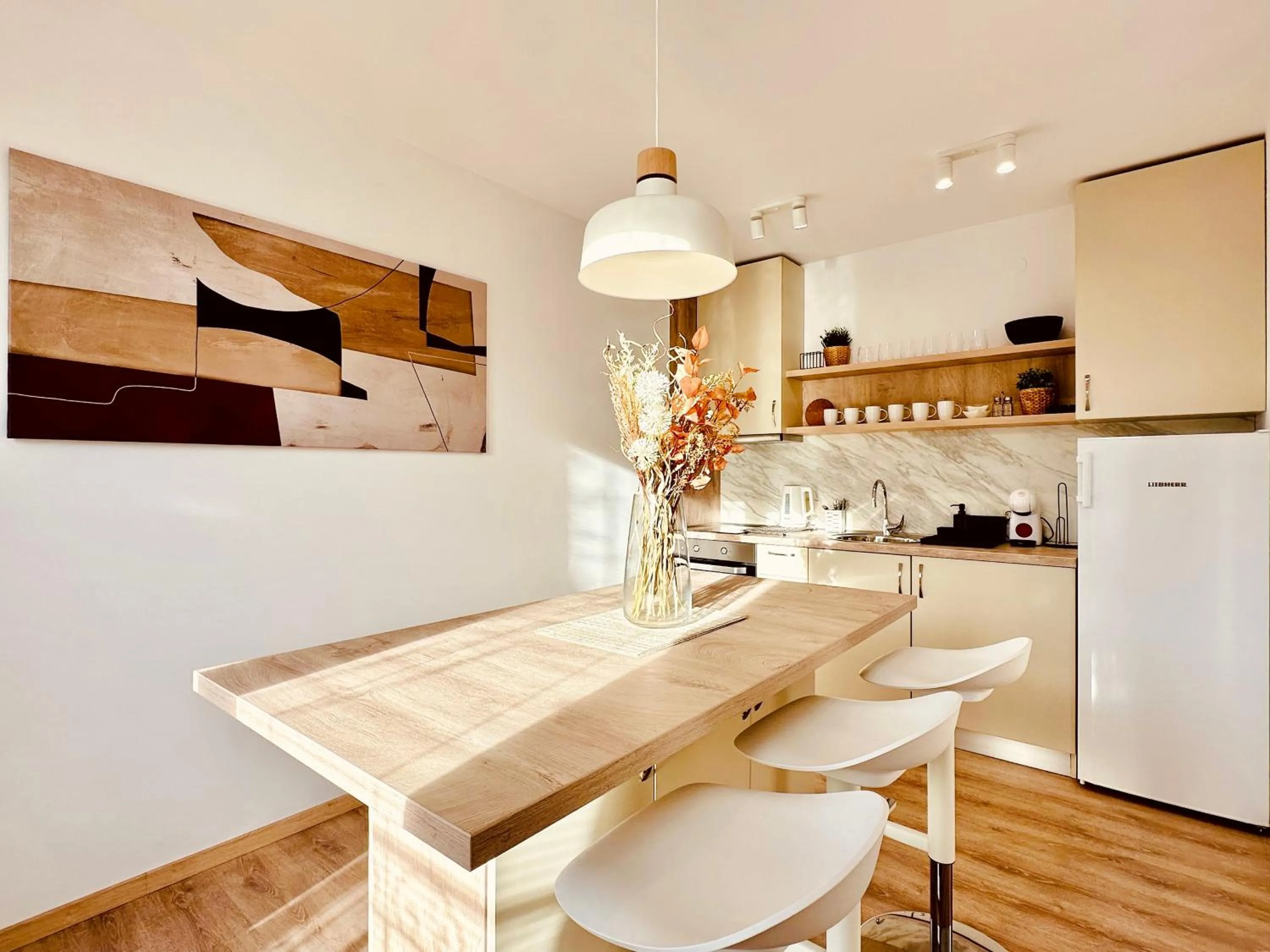 Kitchen or kitchenette in Apart-Hotels-Sofia, AHS