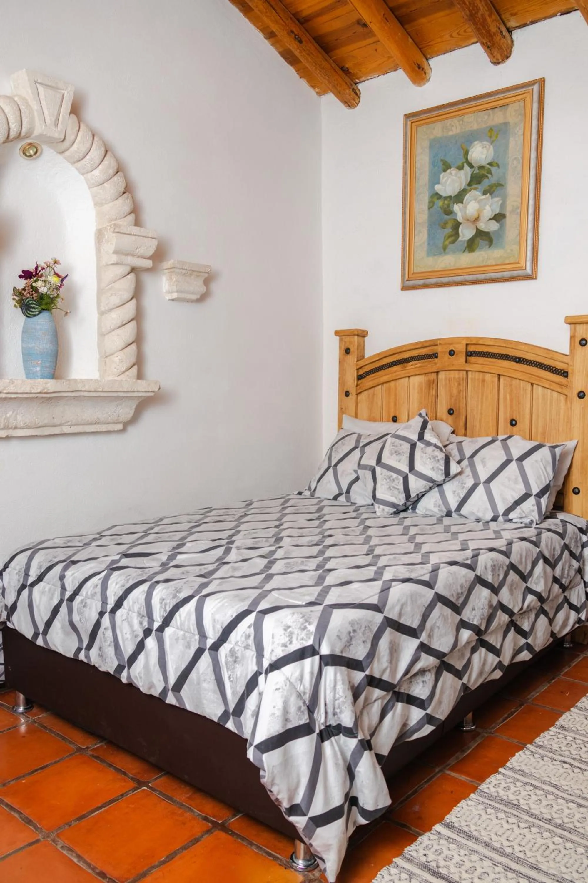 Bed in La Ilusión Hotel Campestre y Balneario