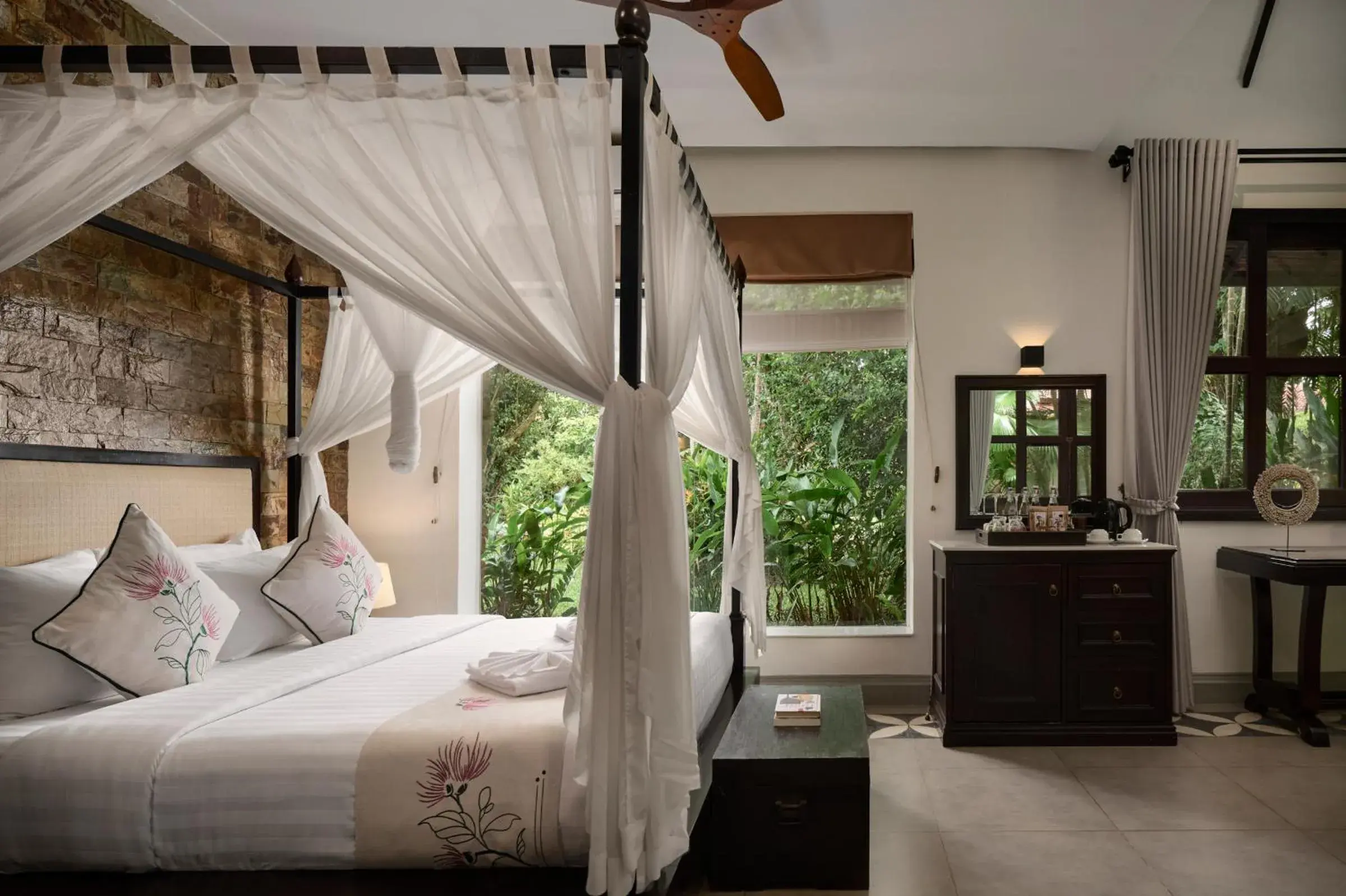 Bed in Samanea Beach Resort & Spa Bed in Samanea Beach Resort & Spa