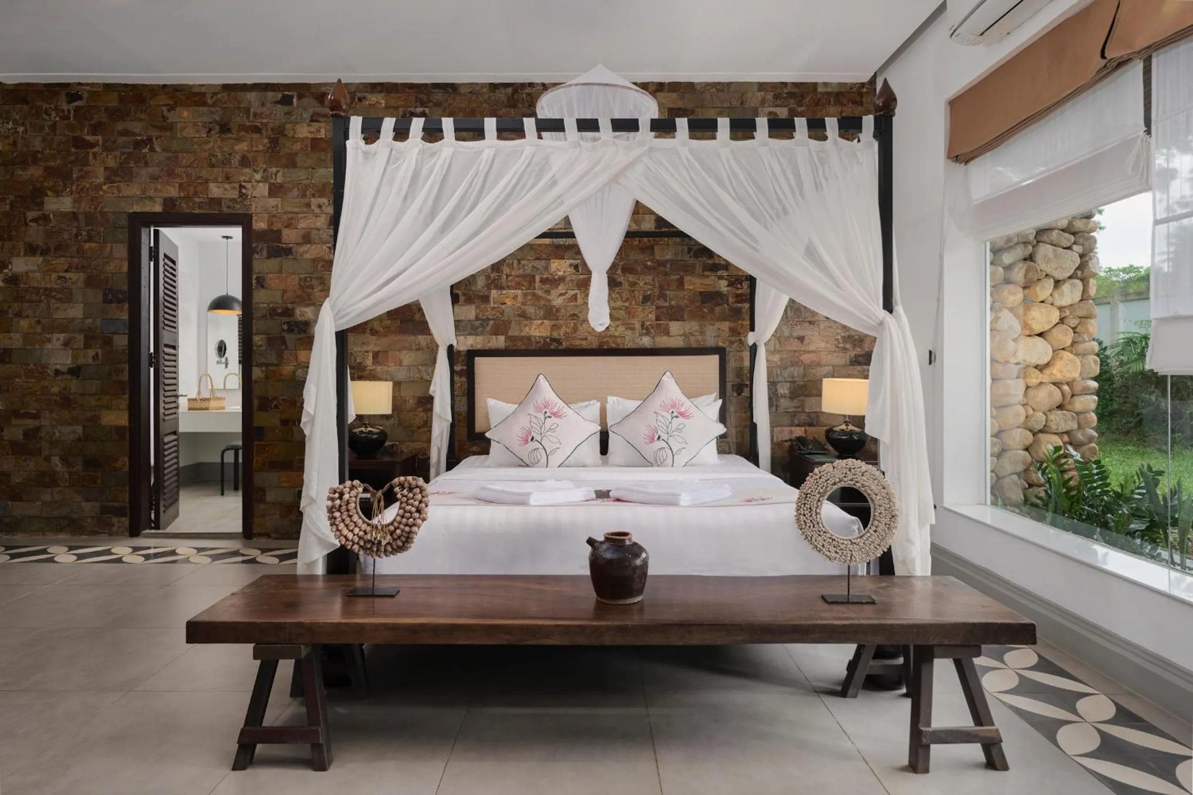 Bed in Samanea Beach Resort & Spa