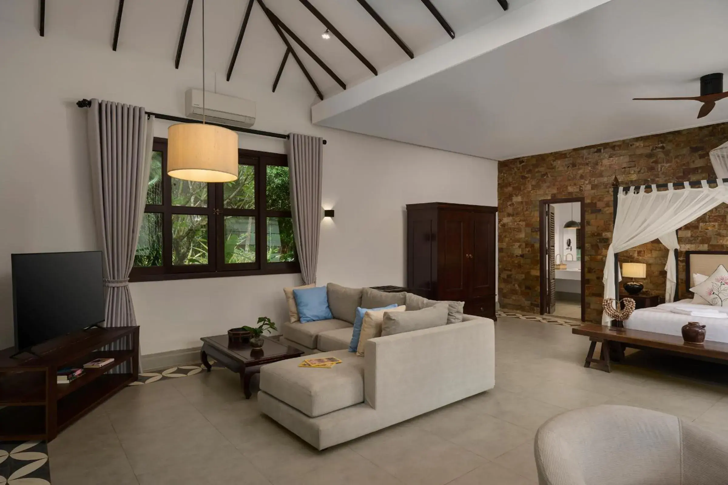 Bed in Samanea Beach Resort & Spa Bed in Samanea Beach Resort & Spa