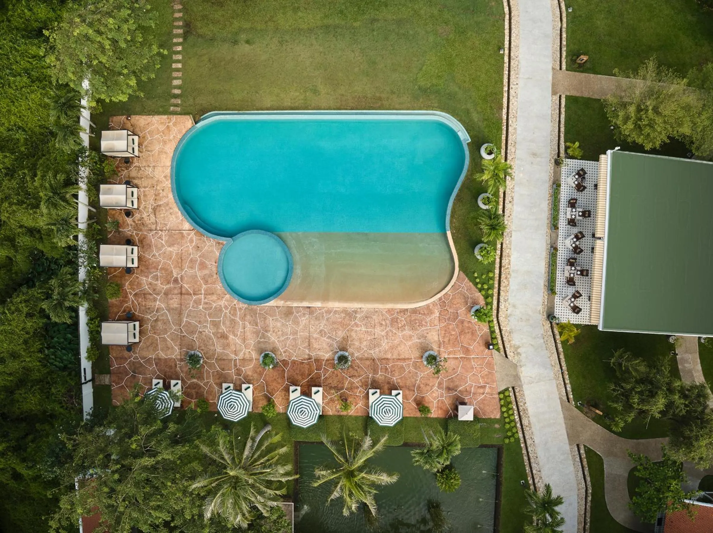 Pool view in Samanea Beach Resort & Spa