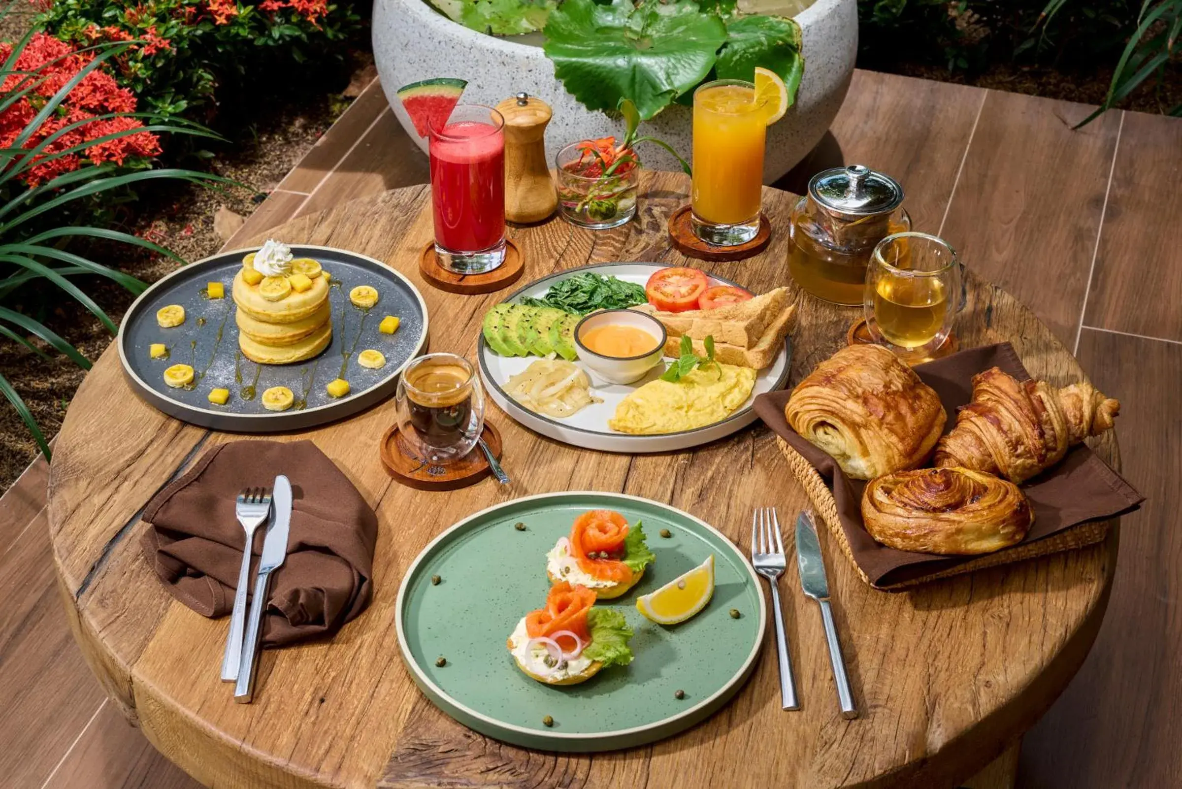 Breakfast in Samanea Beach Resort & Spa Breakfast in Samanea Beach Resort & Spa