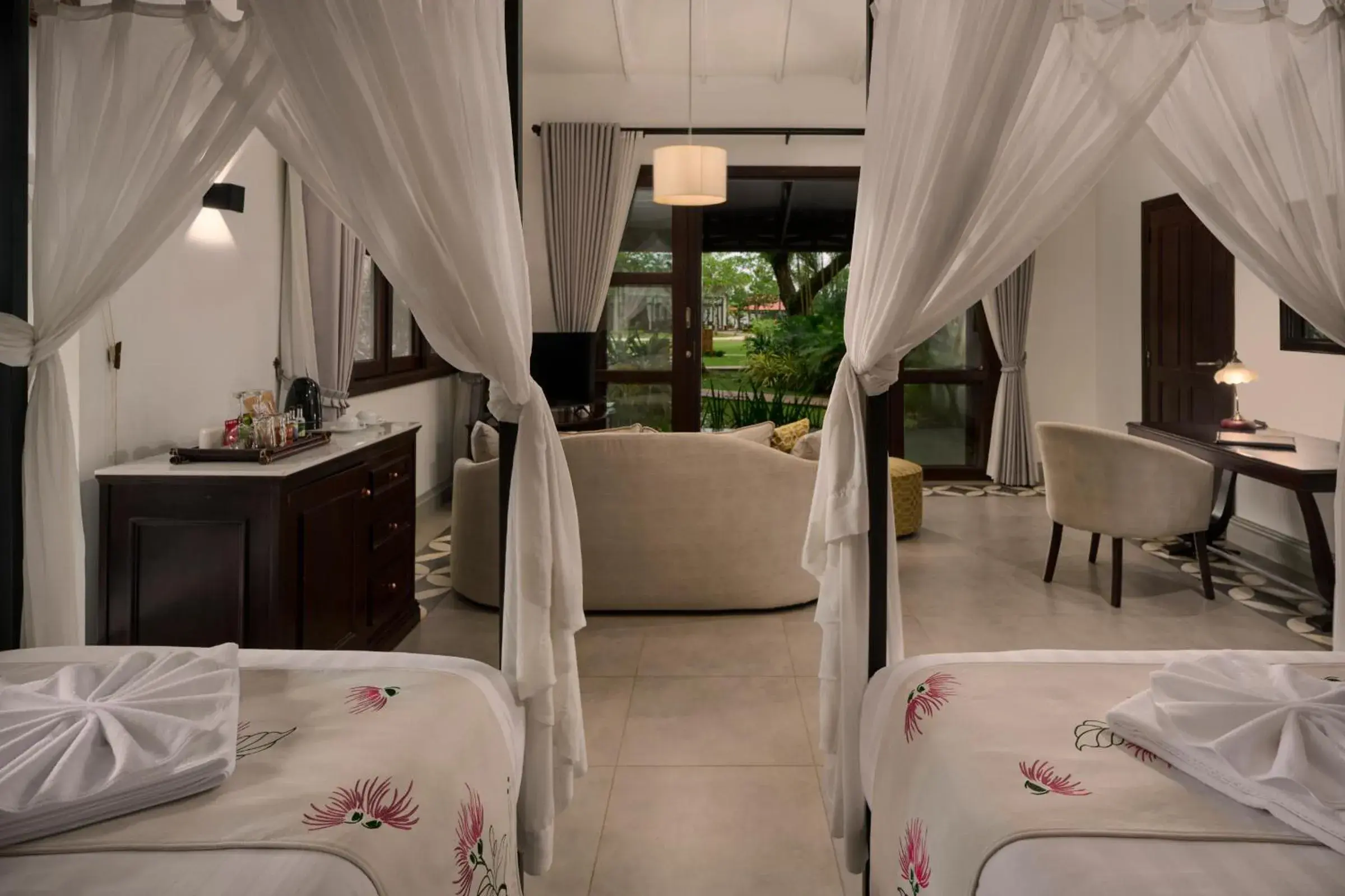 View (from property/room), Bed in Samanea Beach Resort & Spa View (from property/room), Bed in Samanea Beach Resort & Spa