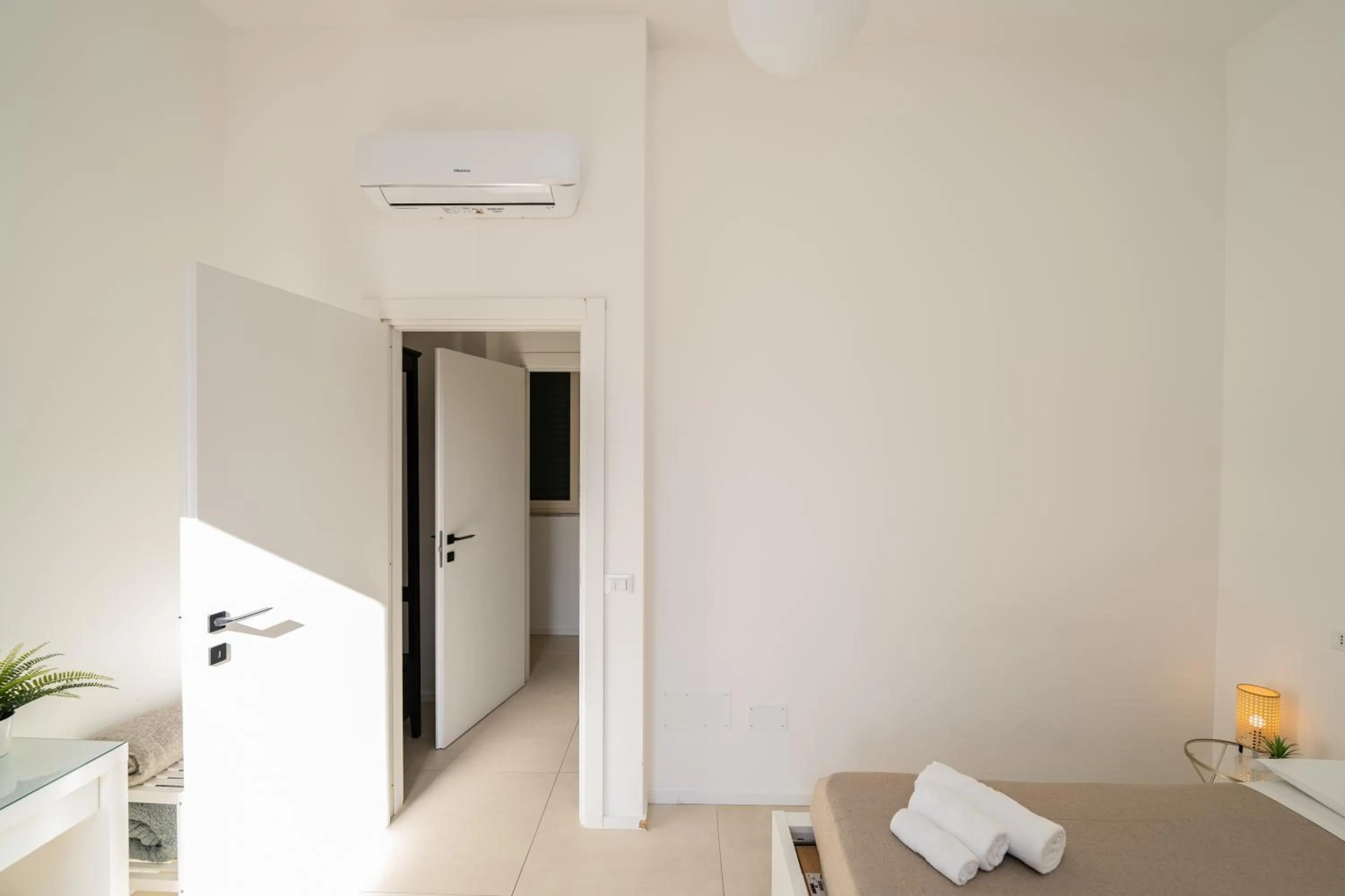 Bed in Valguarnera Studio Apartments