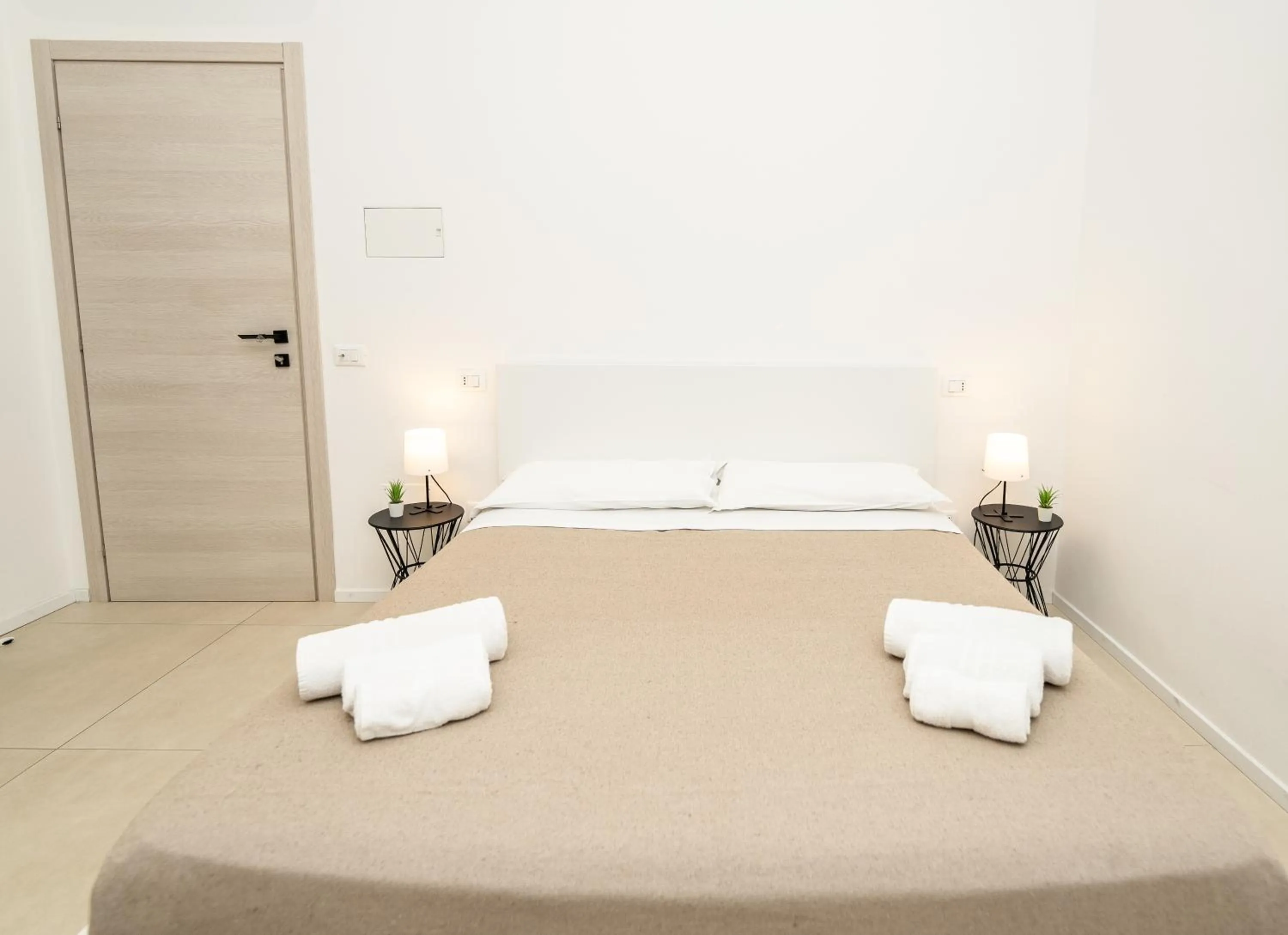 Bed in Valguarnera Studio Apartments