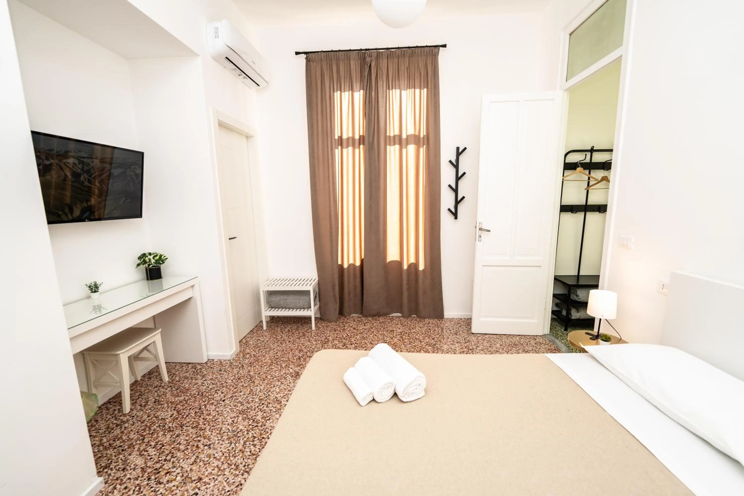 Bed in Valguarnera Studio Apartments