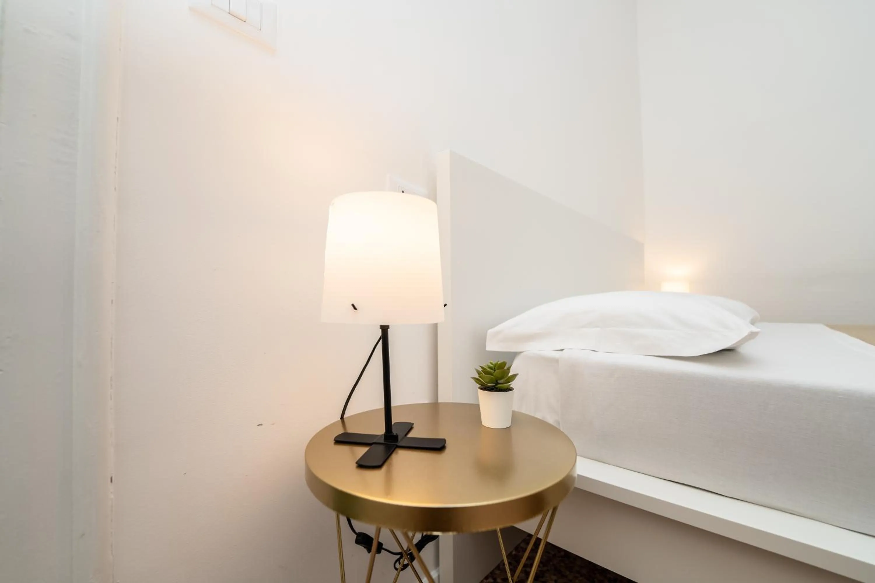 Bed in Valguarnera Studio Apartments